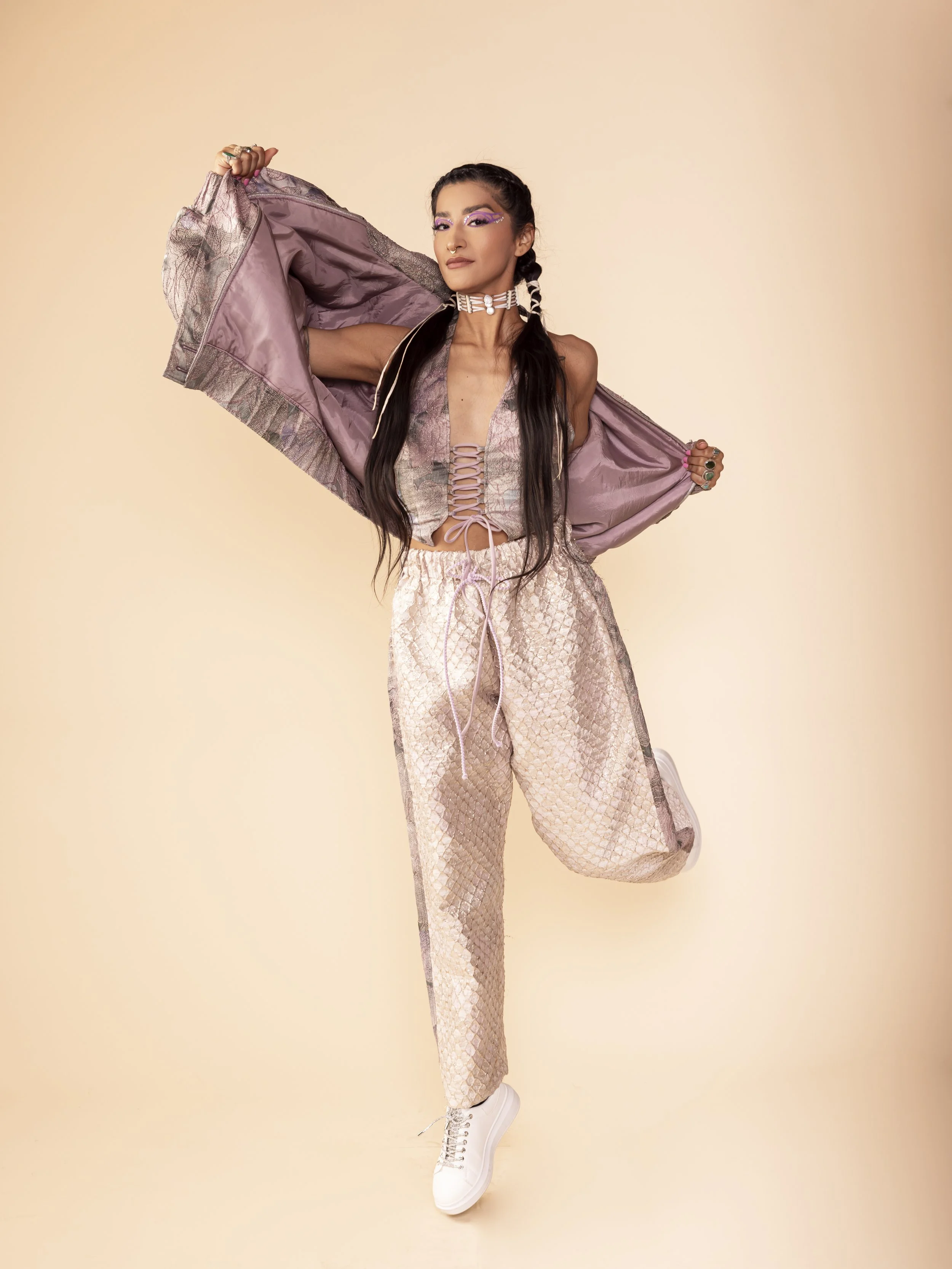First Looks at SWAIA Native Fashion Week
Design: VIVIDUS by Tierra Alysia
Photo: Tira Howard (2024) 
