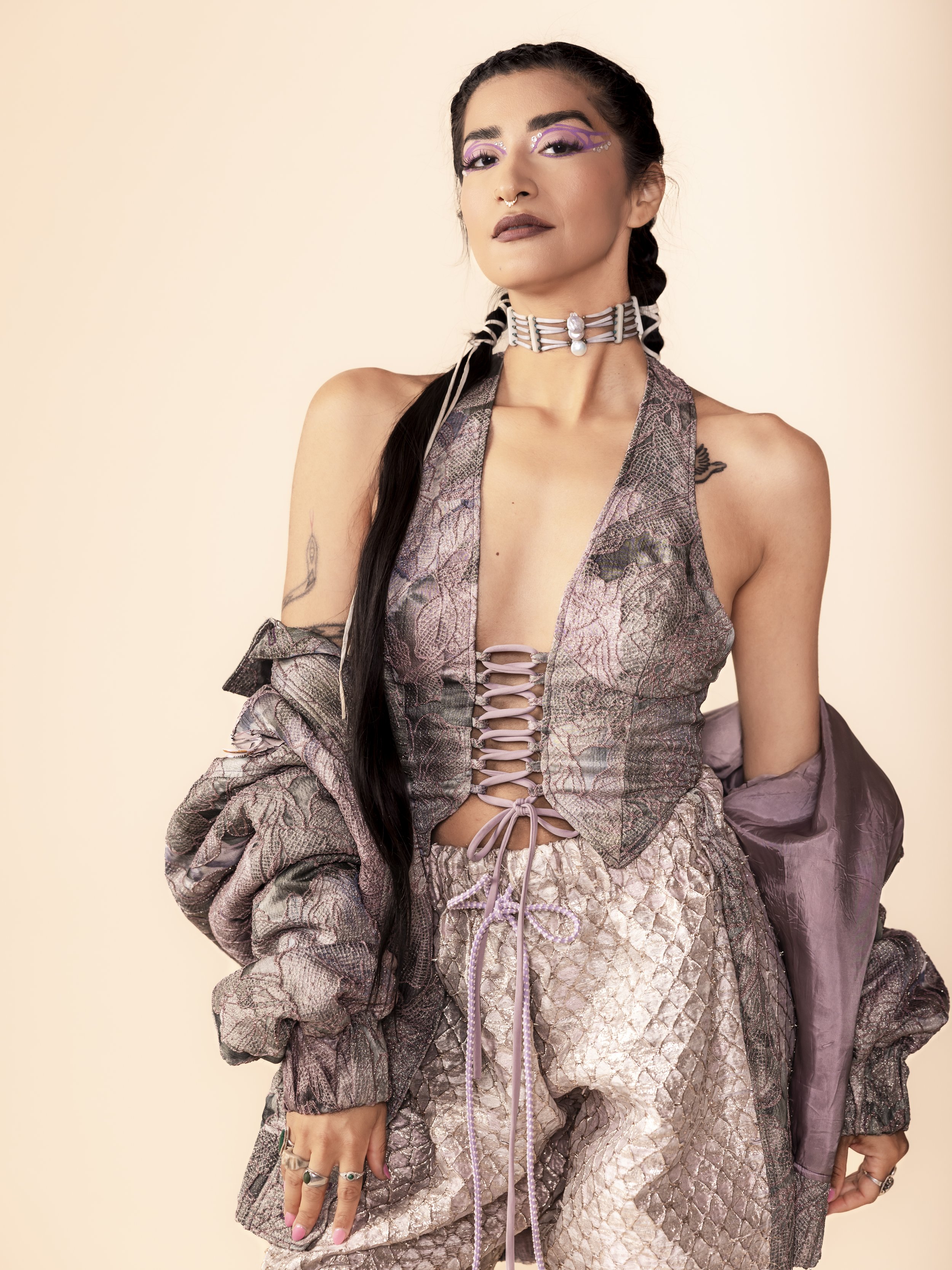 First Looks at SWAIA Native Fashion Week
Design: VIVIDUS by Tierra Alysia
Photo: Tira Howard (2024) 