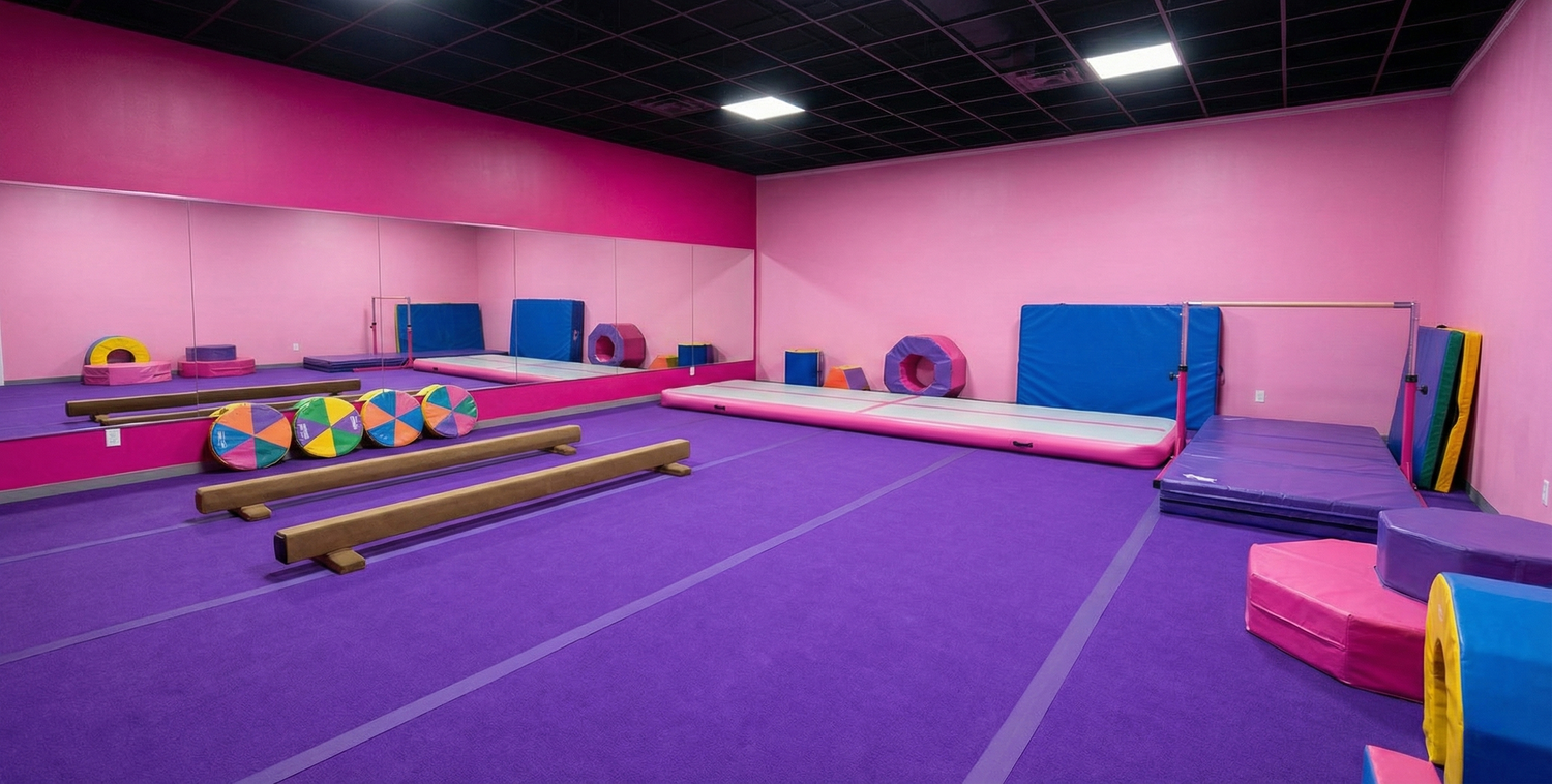 Gymnast training at We Do Gymnastics