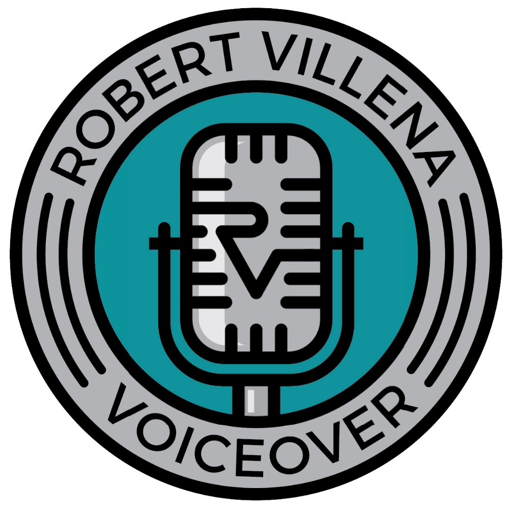 Robert Villena Voiceover Logo