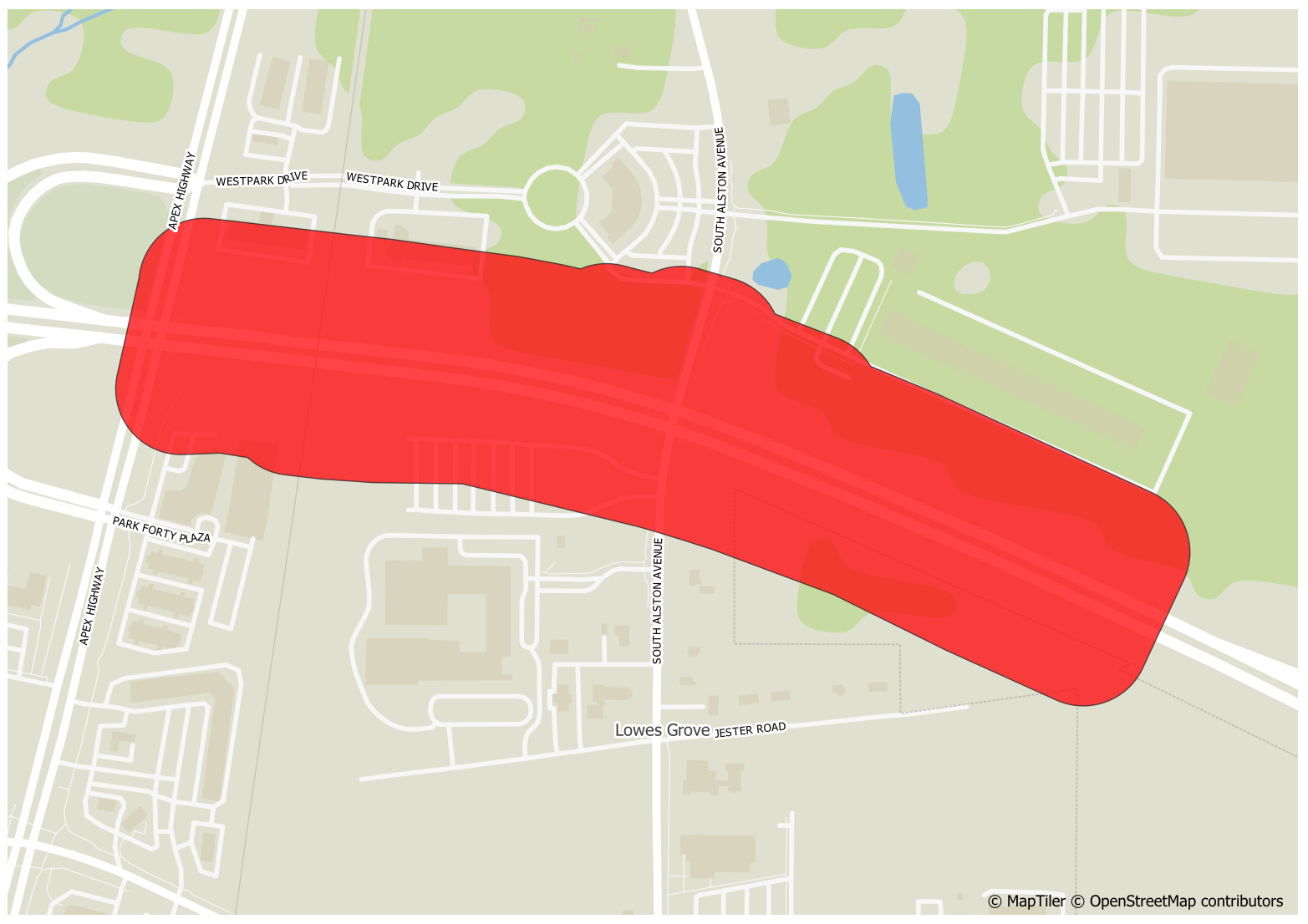 I-40 Improvements from NC 55 (Alston Avenue) to NC 147 (Durham Freeway/Triangle Expressway) in Durham
