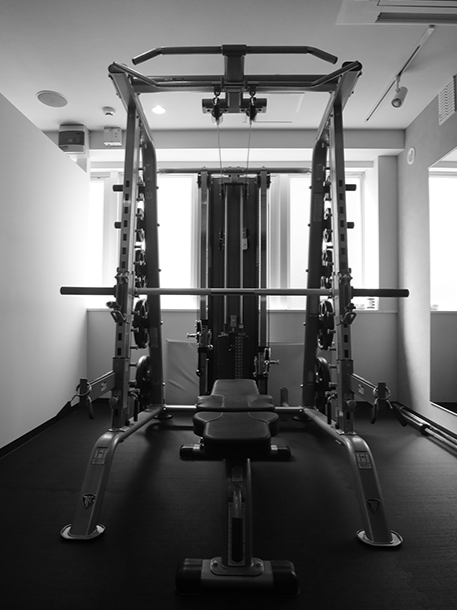 Empty gym space in Tokyo used for physiotherapy-led strength and exercise coaching at Yokohama Physio