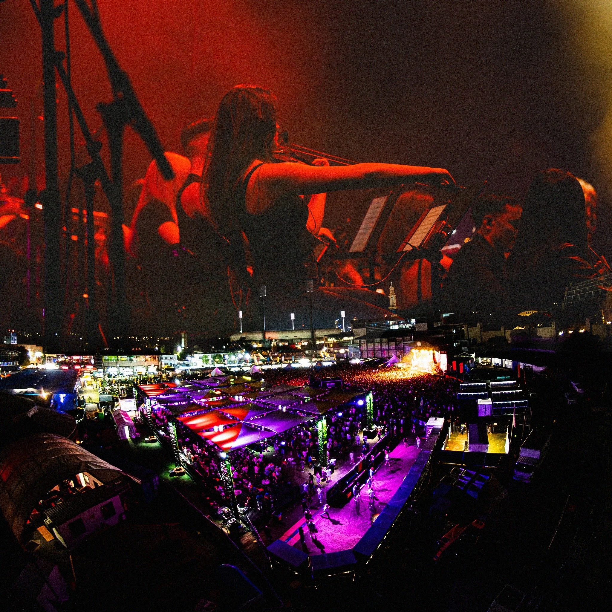 The crowd on a string. A full site here at The Entertainment Quarter. 

LIVE at @ministryofsoundau_tmrw / Thanks to all of our production suppliers @stageset @jpjaudio @bhstagesystems @mojo_barriers_australia @bumpproductions @luminavisualaus @ei_pro