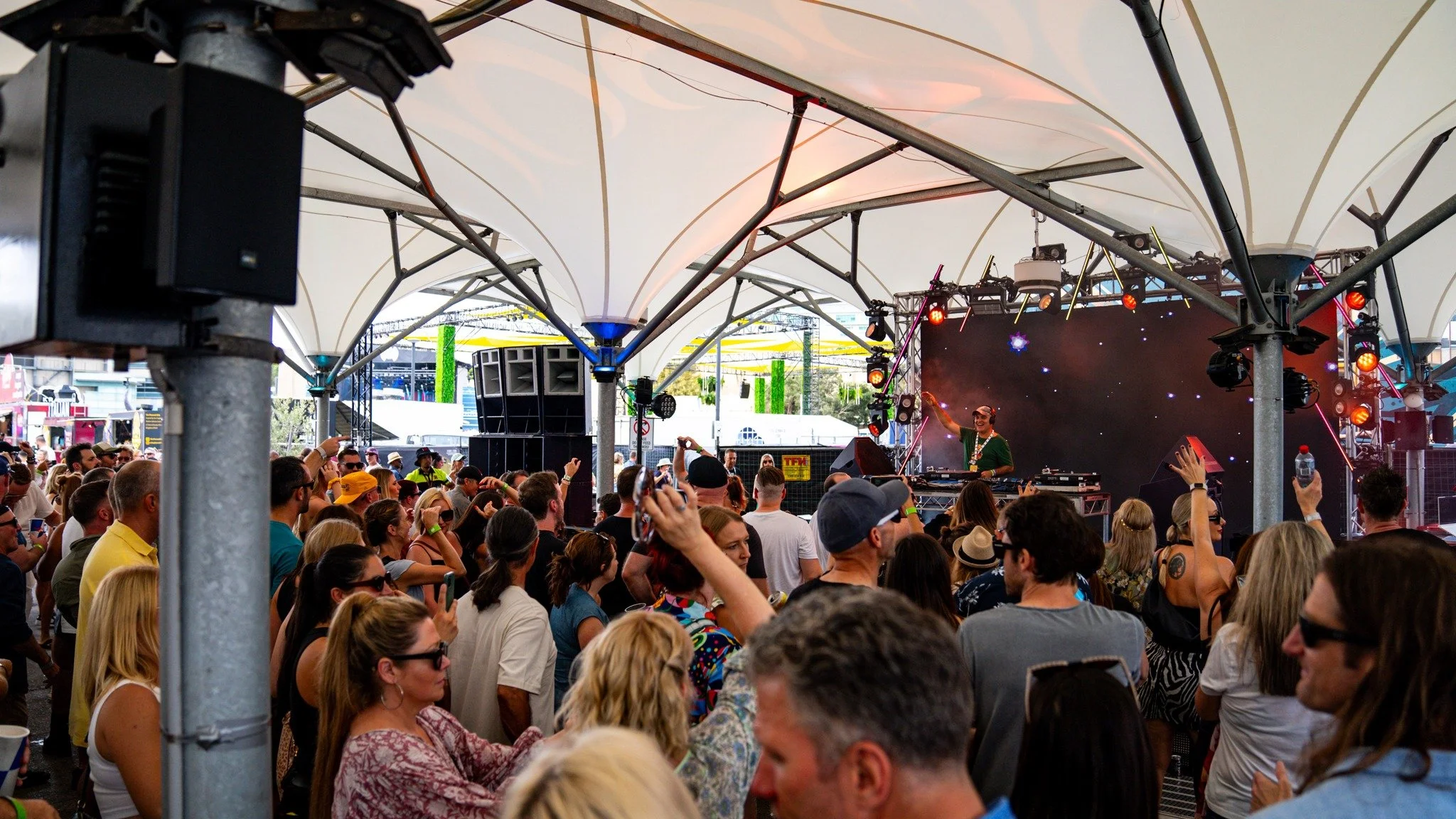 The Golden Stage  starting to heave. 

LIVE at @ministryofsoundau_tmrw / Thanks to all of our production suppliers @stageset @jpjaudio @bhstagesystems @mojo_barriers_australia @bumpproductions @luminavisualaus @ei_productions @theavdeptsyd