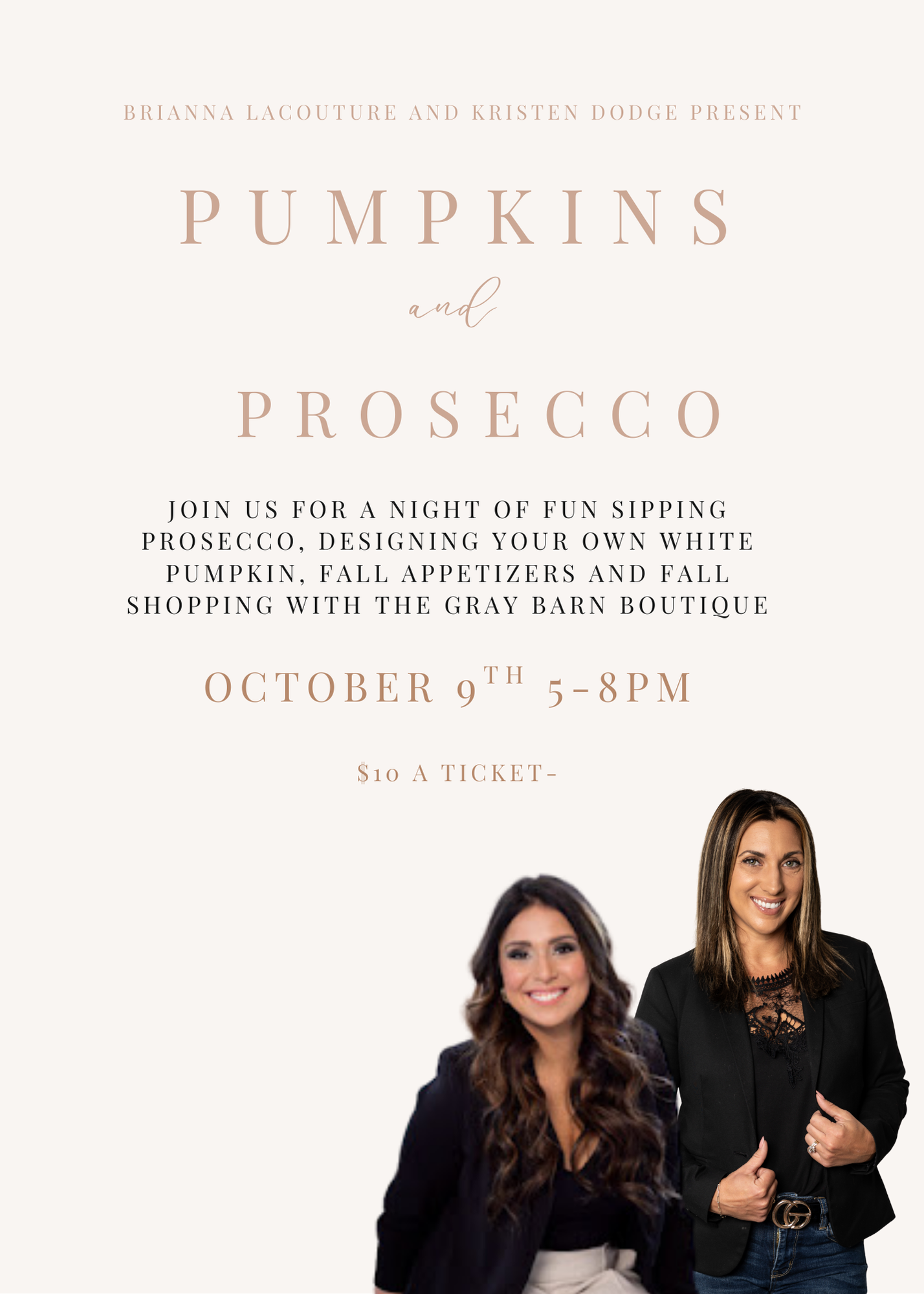 Pumpkins and Prosecco