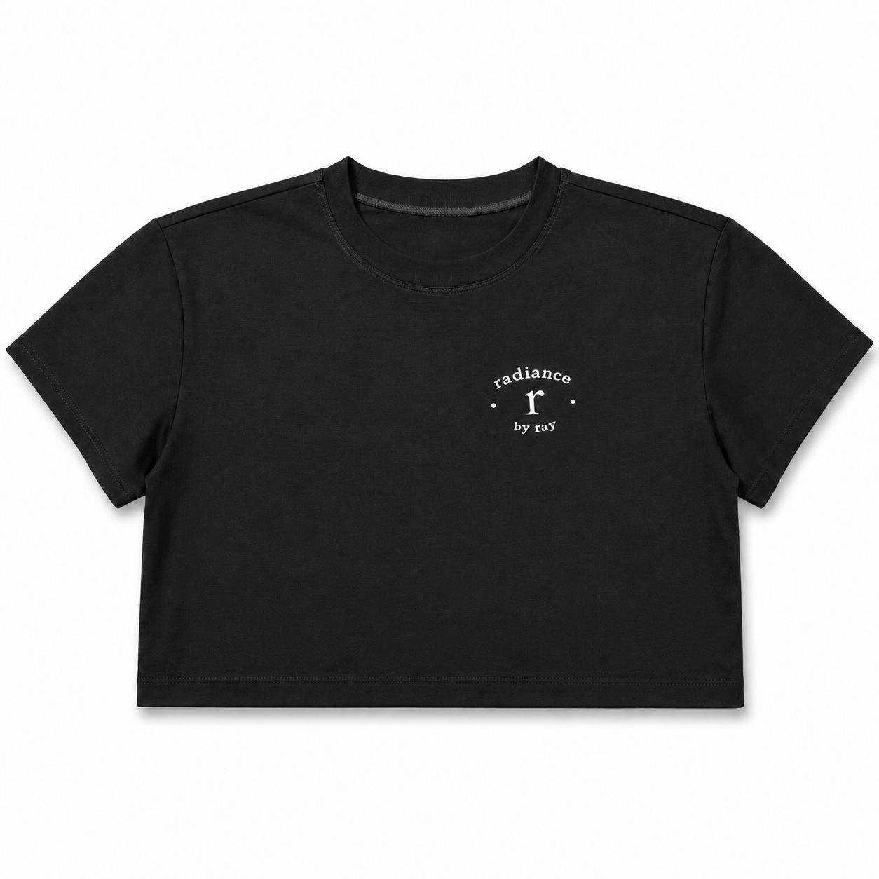 Essential Crop Tee- Black