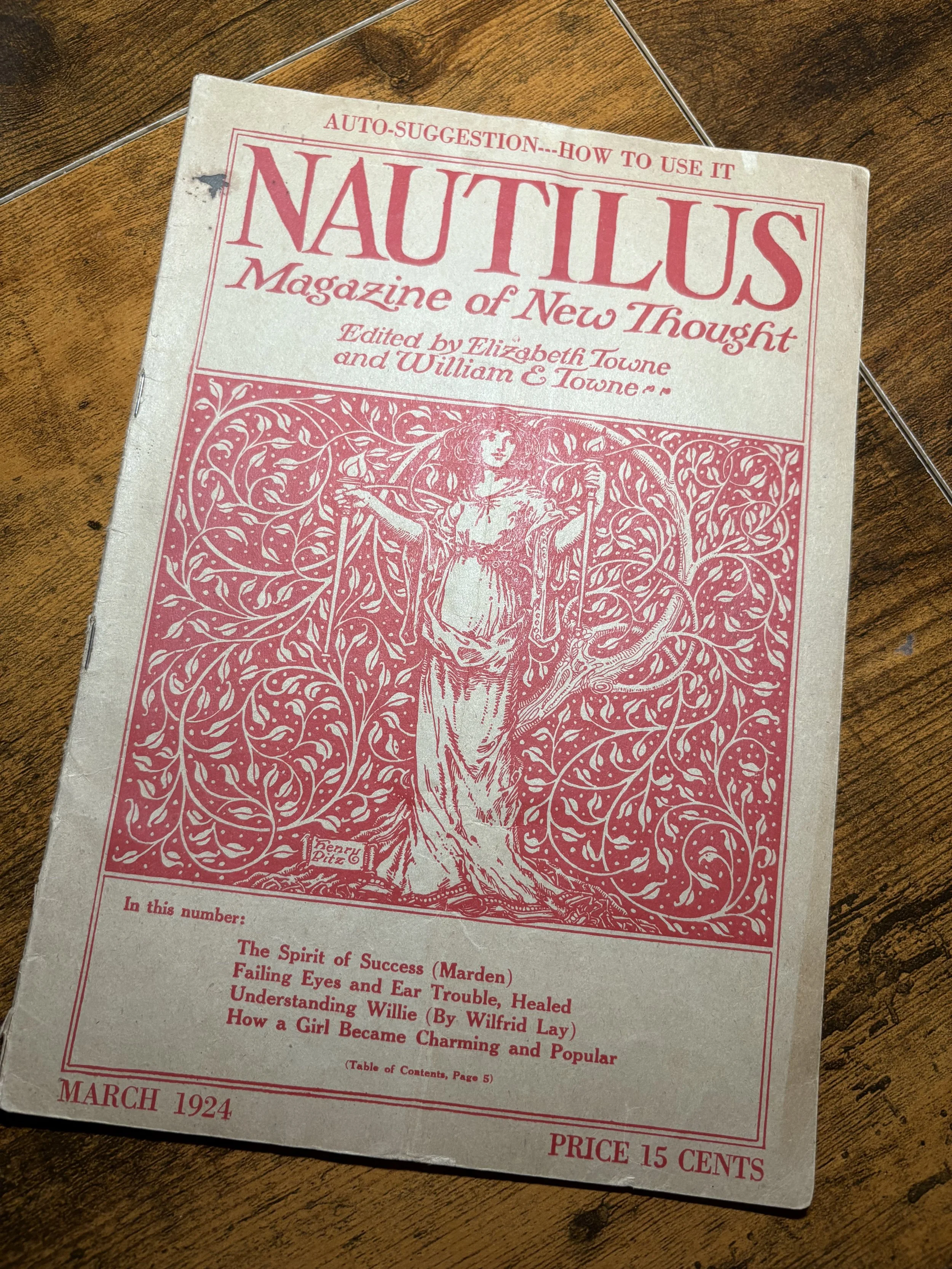 Nautilus Magazine By Elizabeth Towne