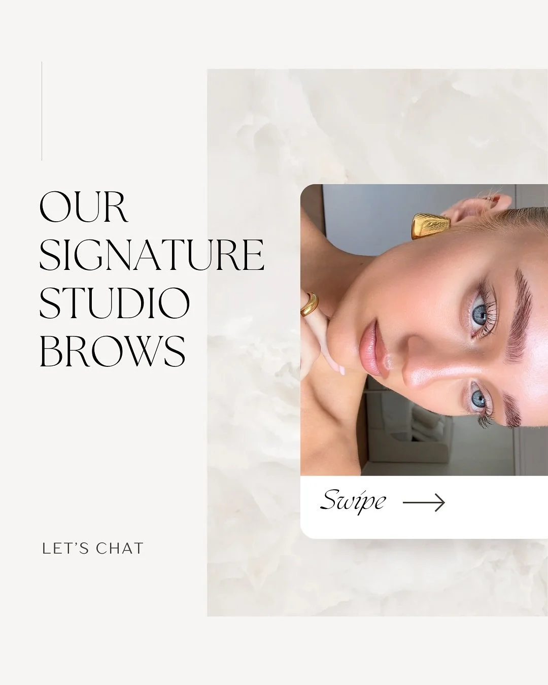 Let&rsquo;s chat &mdash;

Brows that are actually tailored to you? Yep, that&rsquo;s our thing. ✨

We don&rsquo;t just wax and wish you luck&mdash;we listen, map, and sculpt your dream brows with precision and care. 

You deserve more than a rushed a