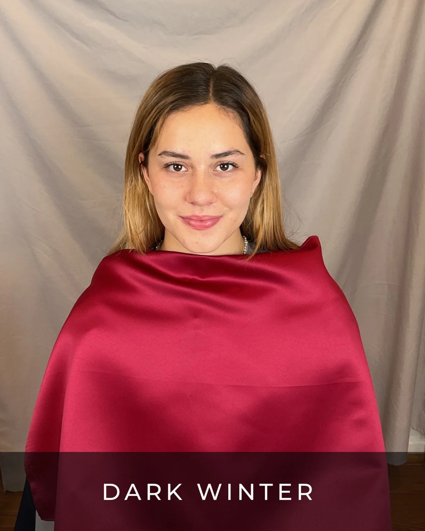 A Dark Winter beauty to close out the 2025 season ✨
(And actually one of my first clients of 2025! ☺️)

Stores are chock full of Dark Winter items right now- like this delicious Cranberry and all the DW neutrals! It&rsquo;s the perfect time to shop i