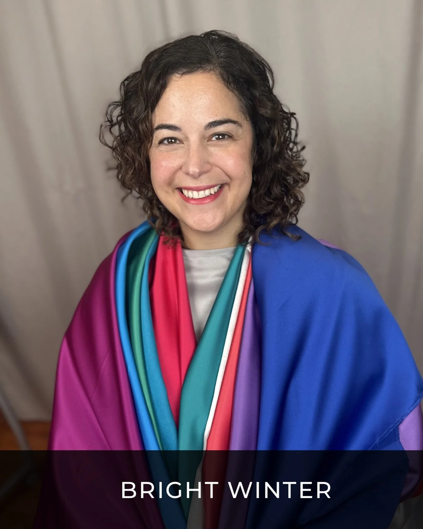 There&rsquo;s still snow on the ground here, and this Bright Winter beauty is rivaling its brilliance! ❄️ The brightest of the Winter palettes, its colors are bold, bright jewel tones and its lighters colors are icy and pure.

It&rsquo;s amazing how 