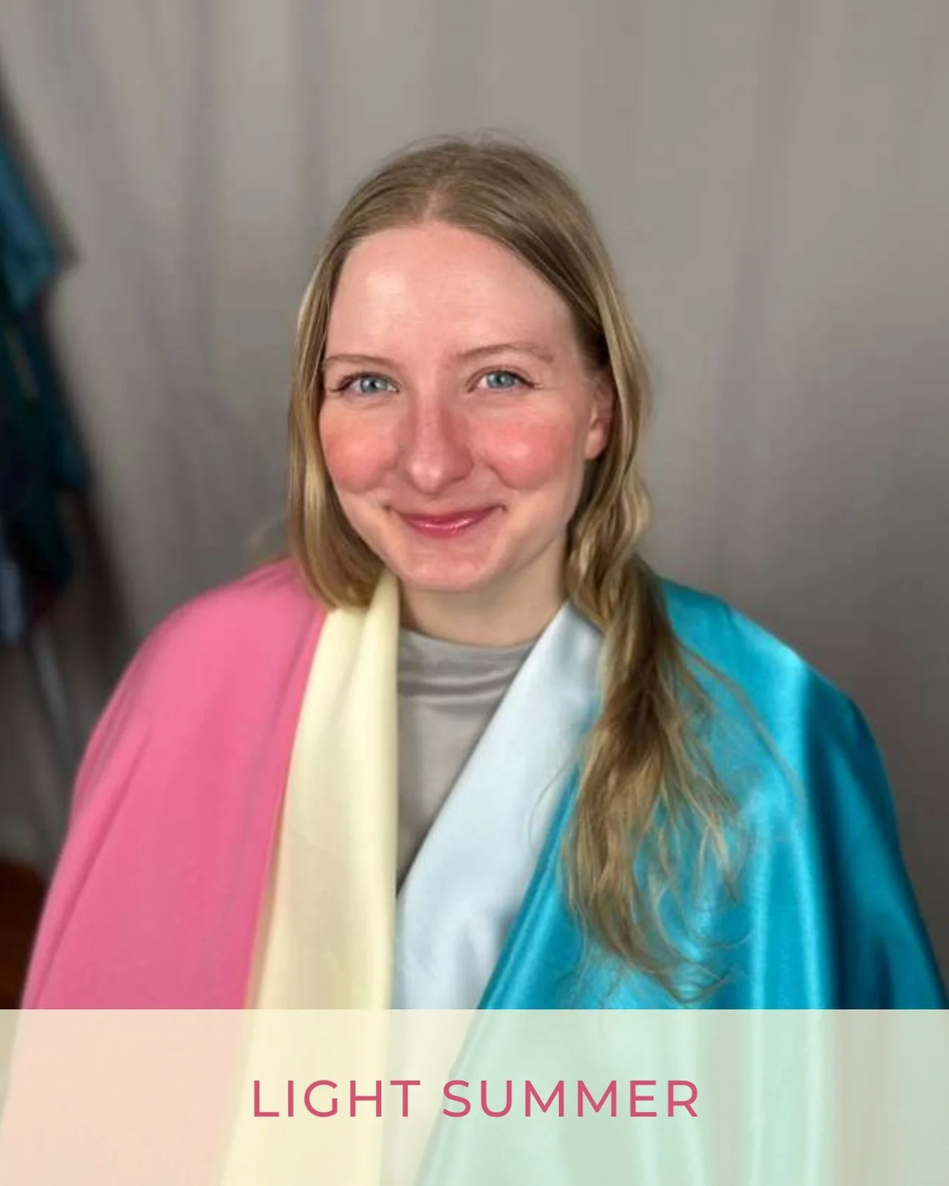 This lovely weather has it feeling like Spring! 🪻This Light Summer beauty radiated in the cool, soft tones of Light Summer. And this pale yellow (which is so in fashion right now) just looked gorgeous with her delicate coloring. Cool enough to feel 