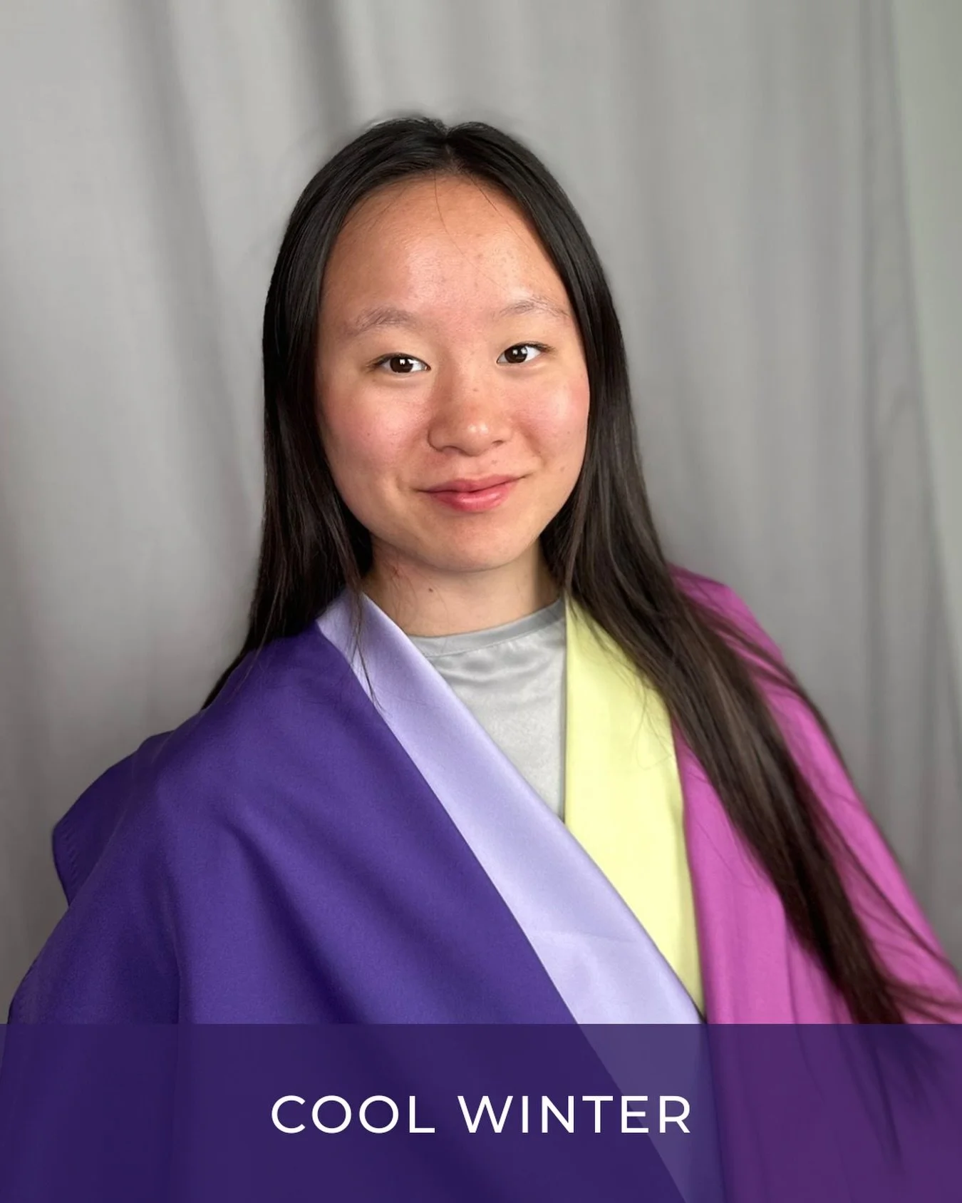 🪻You&rsquo;re a Cool Winter but it&rsquo;s Spring&hellip; 🪻

This Cool/True Winter is wearing her &ldquo;Easter&rdquo; colors! Lemon-y yellow, violet, icy lavender, and magenta leans into the lighter and softer colors of the Cool Winter palette mak