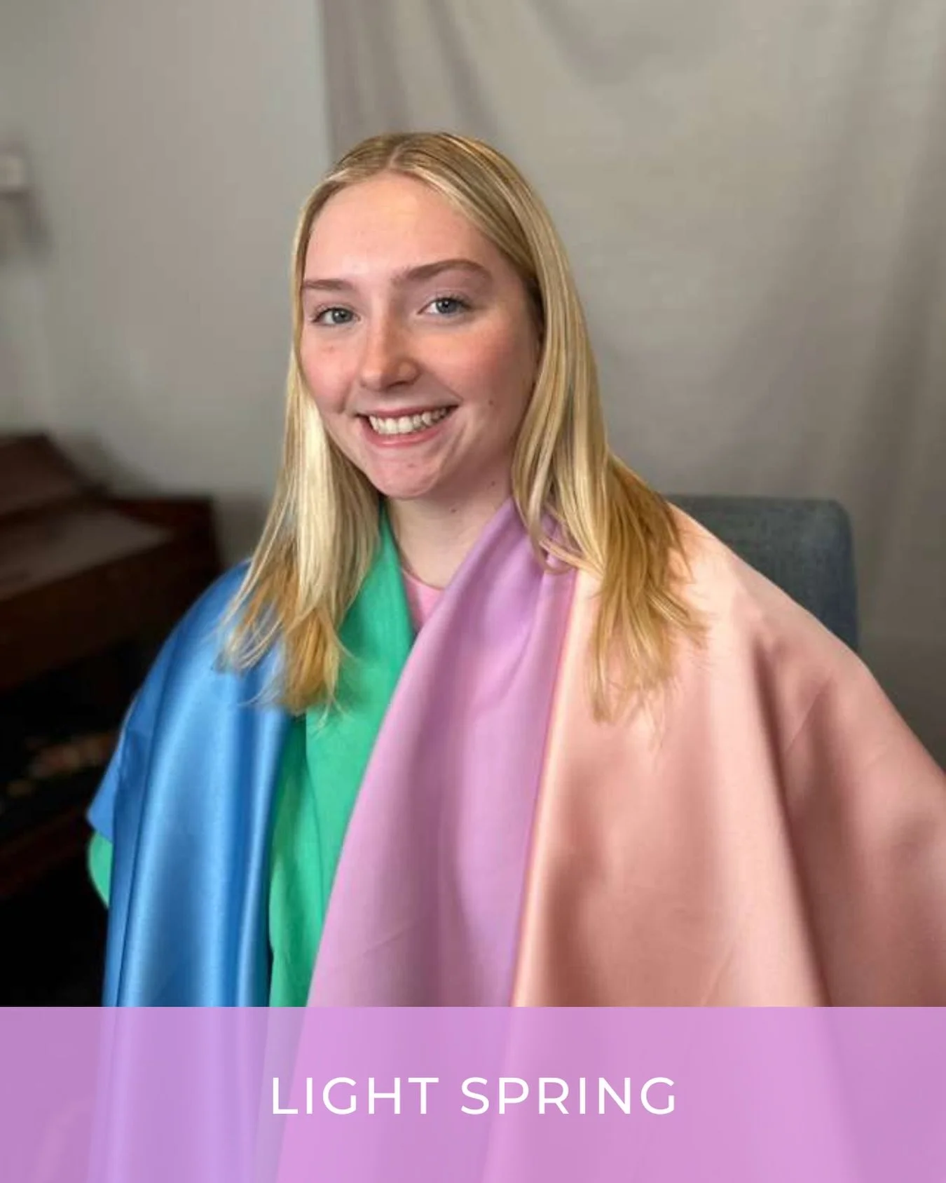 Easter is around the corner and this Light Spring beauty  is right in season! Soft, delicate, and whimsical, this palette conjures images of flowering meadows and a gentle breeze. 🌷

While almost pastels, the colors of Light Spring are noticeably wa