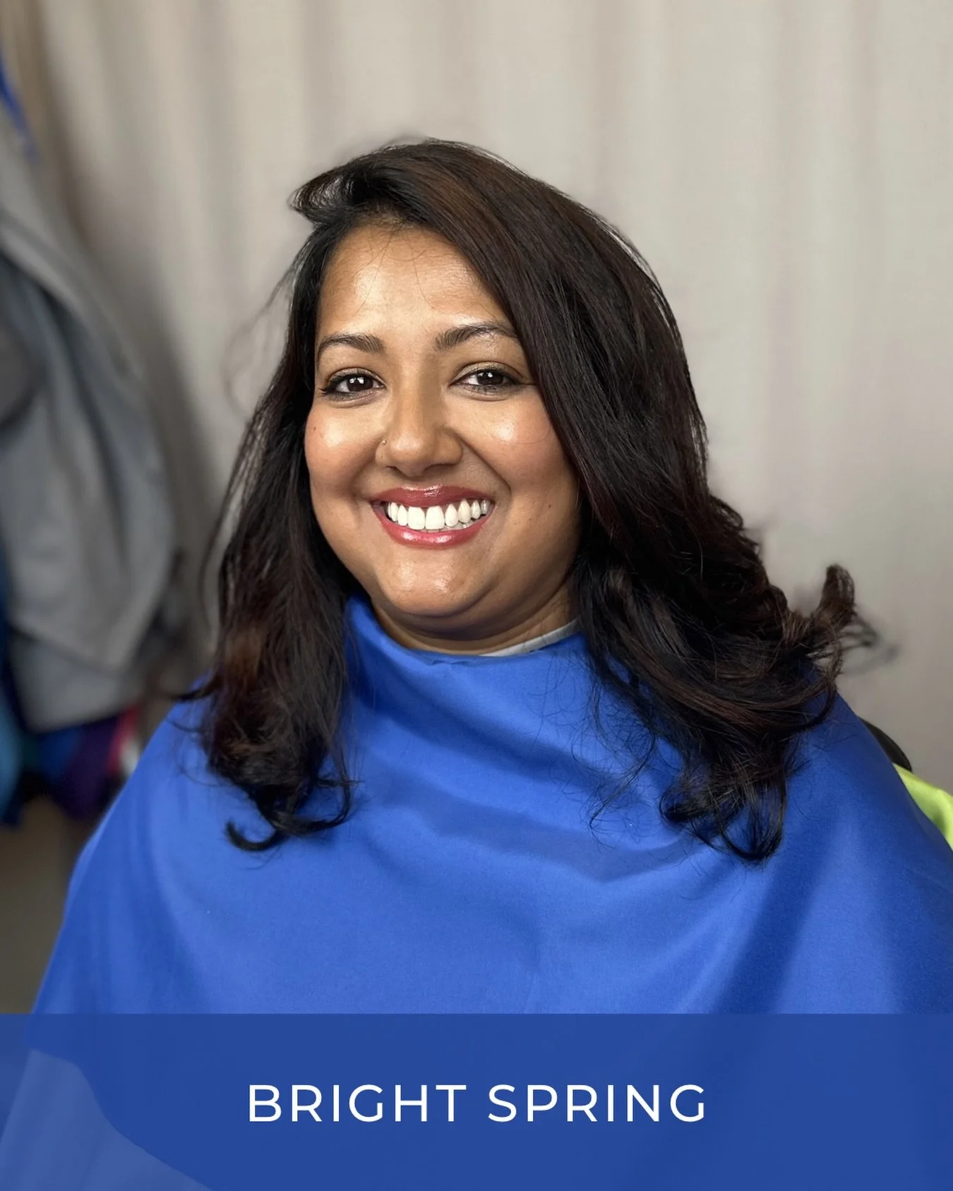 This Bright Spring client exuded energy and vivacity, only matched by her Bright Spring colors! How beautiful does she look in this blue? It&rsquo;s her favorite!

The Bright Spring palette feels tropical, warm, and fresh: think a Caribbean paradise-