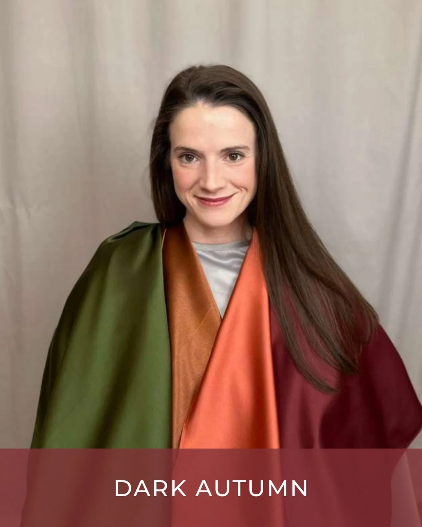 This gorgeous bride-to-be visited the studio last week and found her best colors in the Dark Autumn palette! From cranberry to brick to rust and juniper, these colors were spot on the money and she rocked them. 🙌

Many of my Dark Autumn clients duri