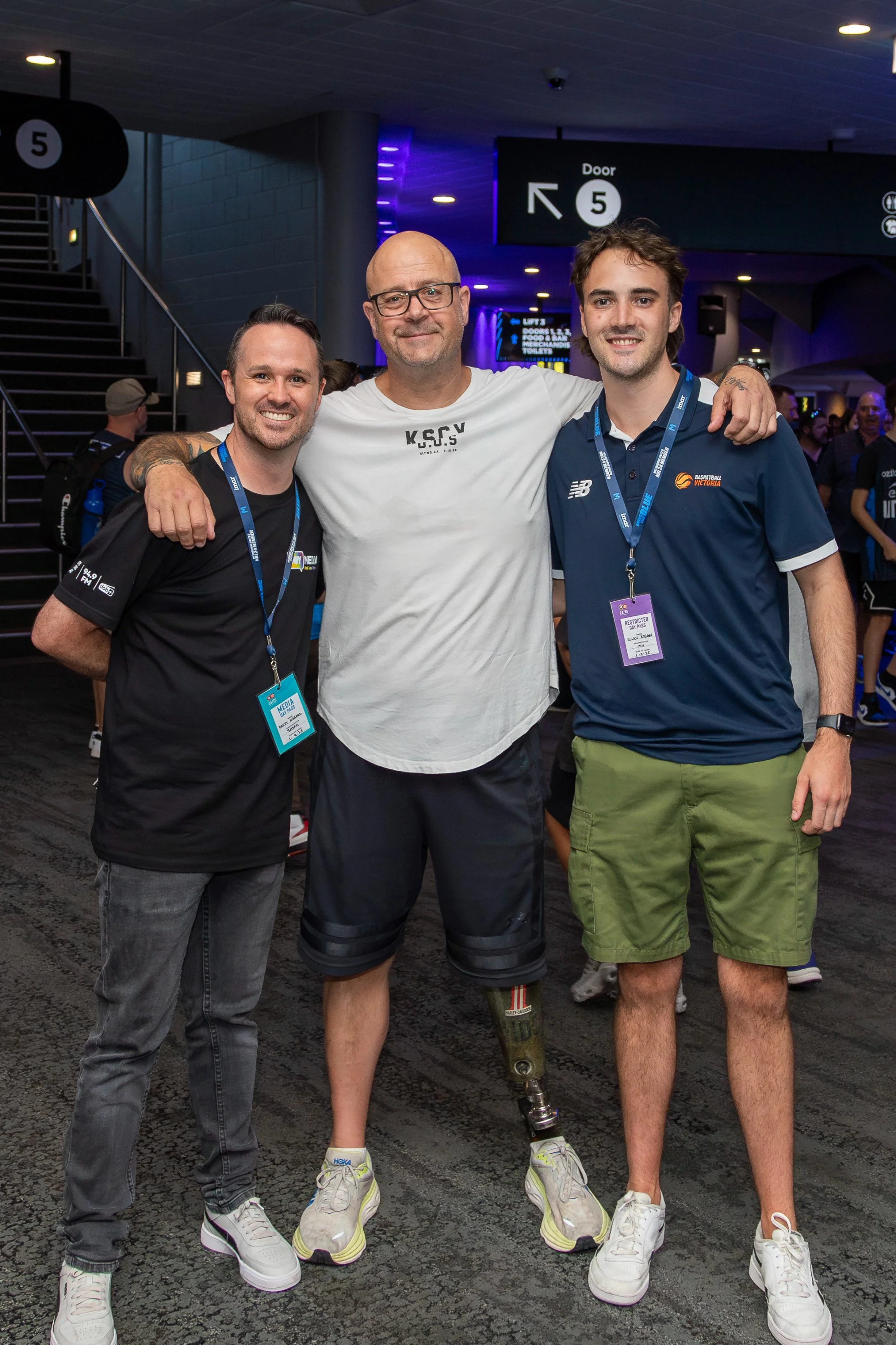 JOY 94.9 radio live at Melbourne United Pride Game 2025