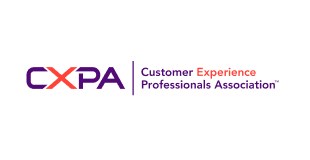 Logo of the Customer Experience Professionals Association with the text 'CXPA' and the full name below in purple.