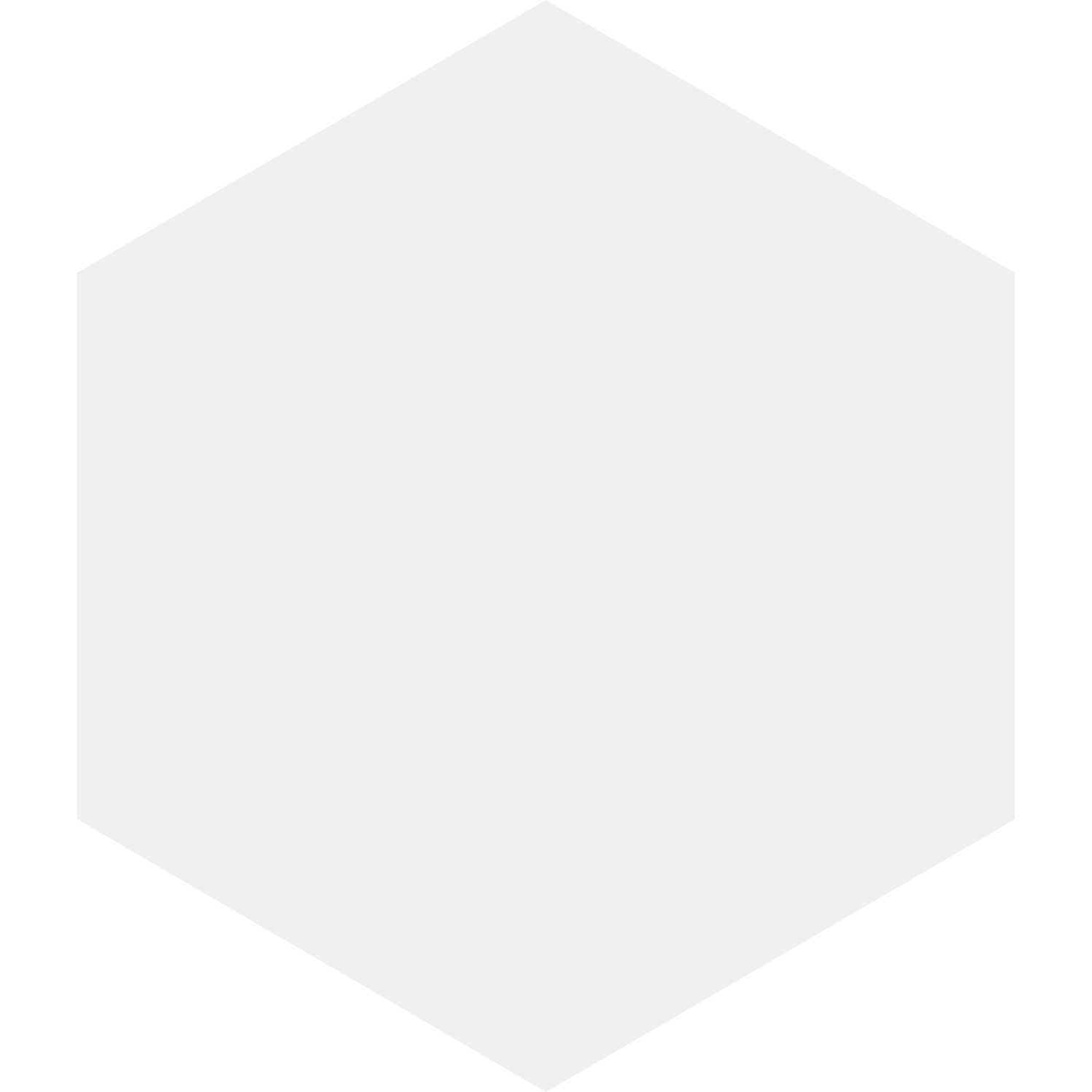A black and white 3D cube with a hollow center, viewed from an angle showing three visible faces.