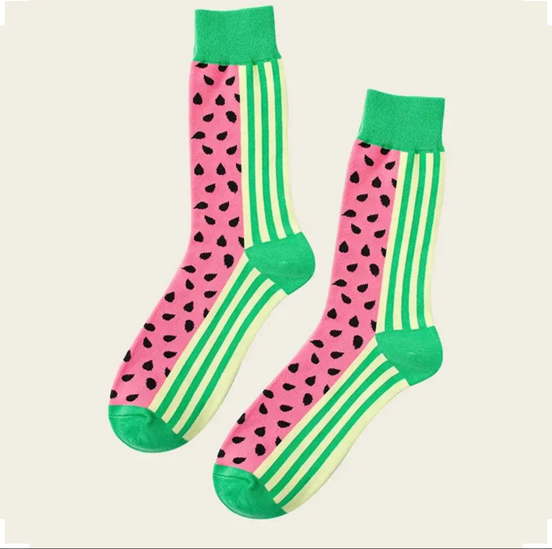 Watermelon Stripe Socks