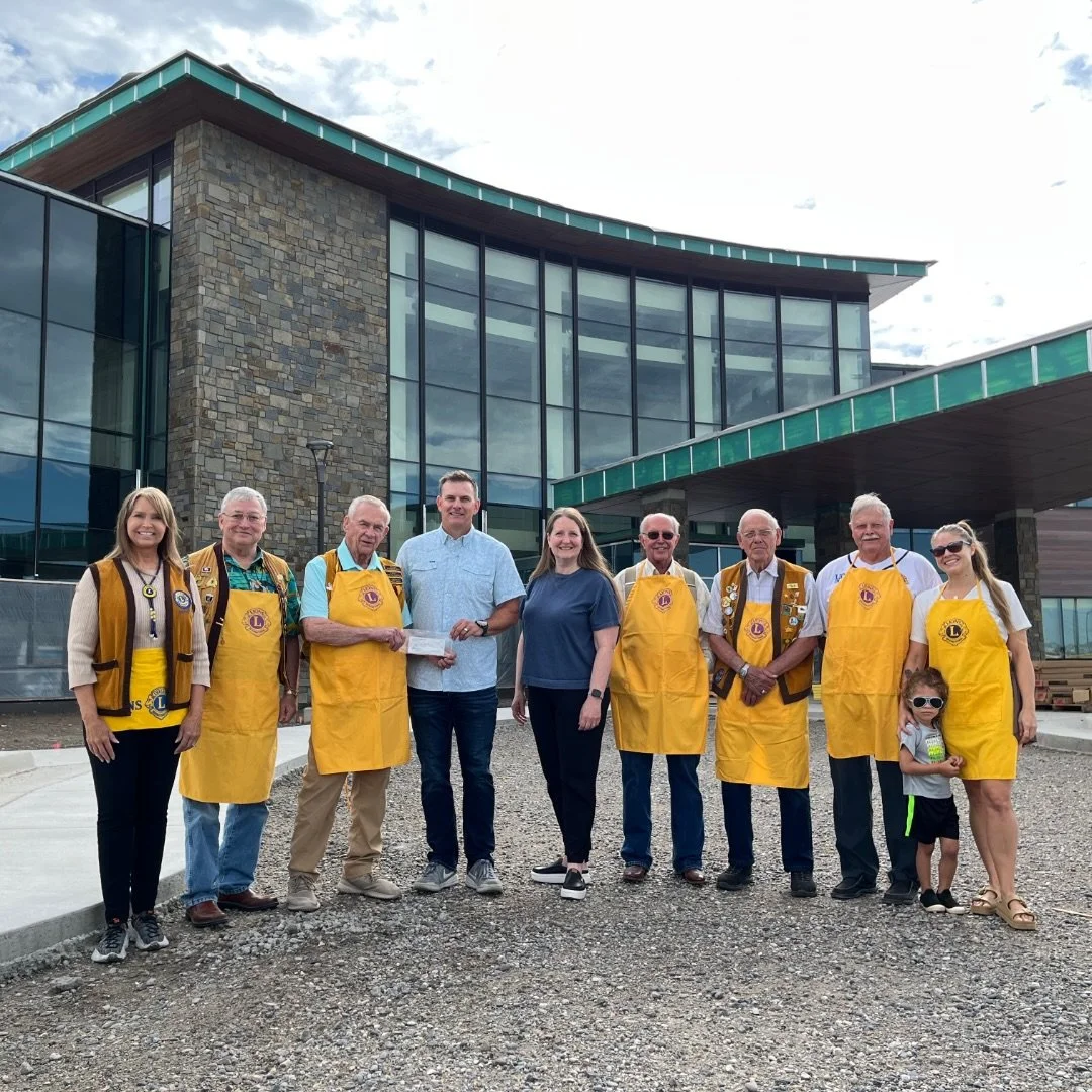 A heartfelt thank you to the Riverton Lions Club for their incredibly generous $50,000 donation toward kitchen equipment for our new hospital! Their support is another reminder that this hospital truly is a community effort.