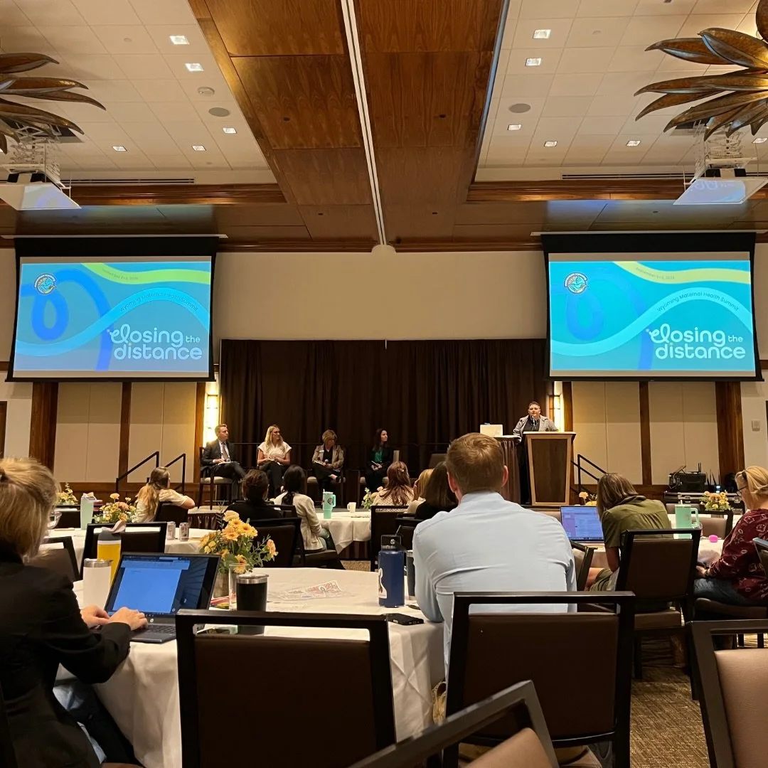 Attending the inaugural Wyoming Maternal Health Summit in Laramie has been an inspiring opportunity to connect with others working to improve maternal health across rural and frontier communities. The RiverPeak Health team was proud to present our wo