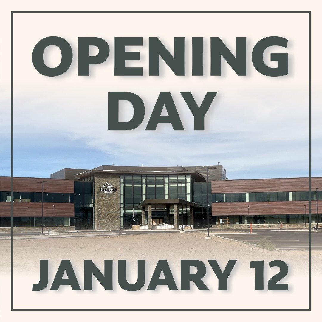 It&rsquo;s official! RiverPeak Health will open its new hospital and clinic to patients on January 12, 2027.

After years of vision, hard work, and an incredible community effort, the opening day is on the calendar. More details about community tours