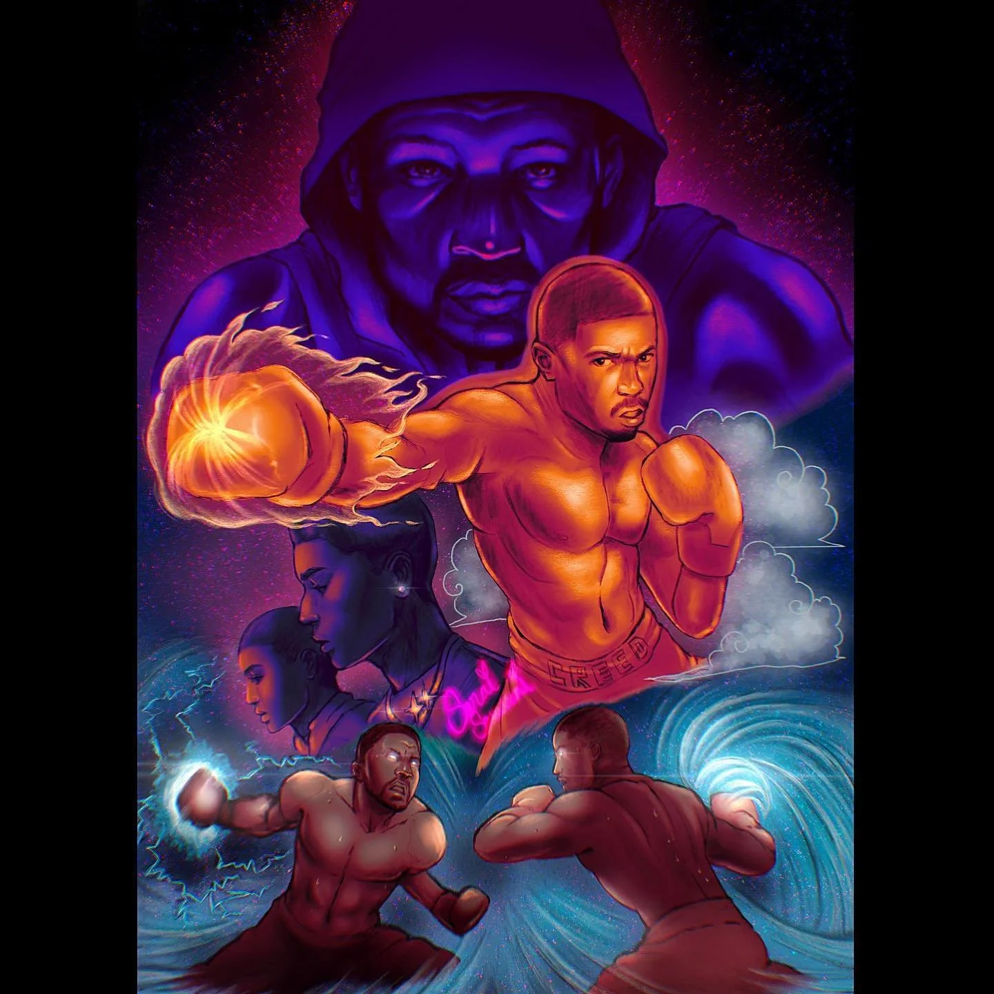 Naruto vs Sasuke ⚡️🌬️
&bull;
&bull;
&bull;
&bull;
&bull;
#art #digitalart #illustration #poster #anime #manga #creed #creed3 #boxing #athlete #training #procreate #photoshop #procreatetimelapse #procreateart #timelapse #artprocess #painting #digital