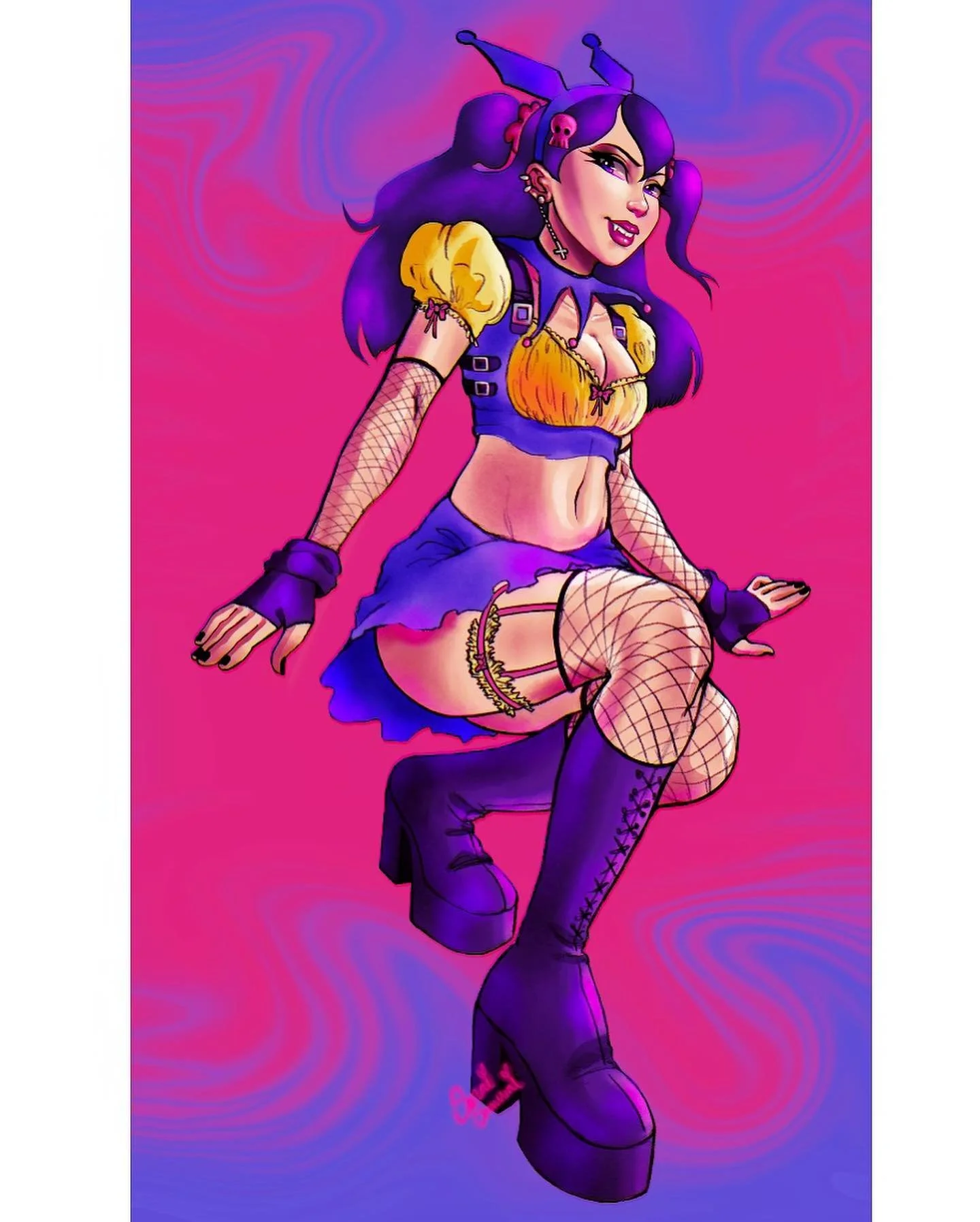 Kuromi-core &psi;(｀&nabla;&acute;)&psi;
&bull;
&bull;
&bull;
&bull;
&bull;
#kuromi #digitalart #procreate #procreateart #art #kawaii #pinup #drawing #illustration #digitalillustration