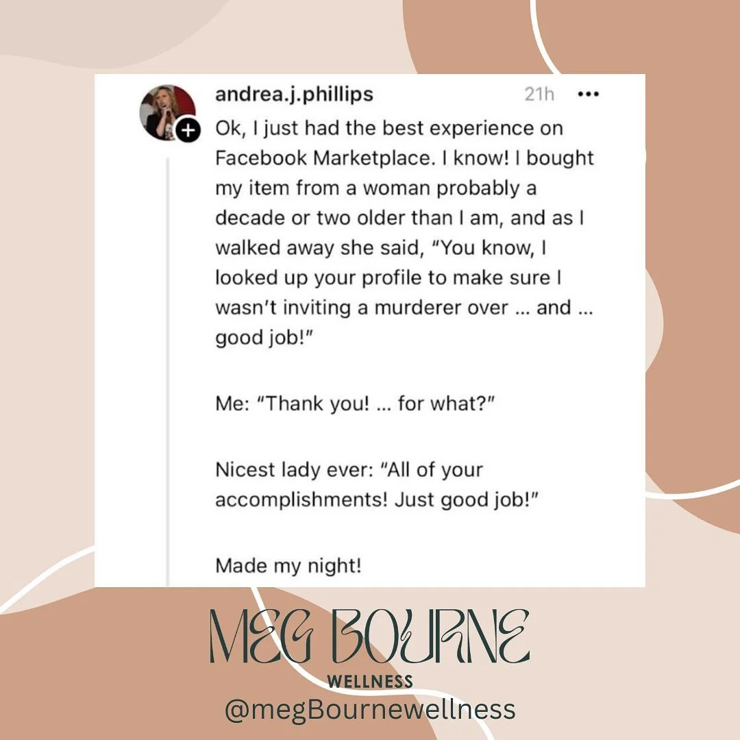 Saturday round up! Good job this week, on all your accomplishment- good job! 

Which one resonates? 

#therapy #therapymemes #therapymatters #therapysession #therapyiscool #therapyismytherapy #megbournewellness