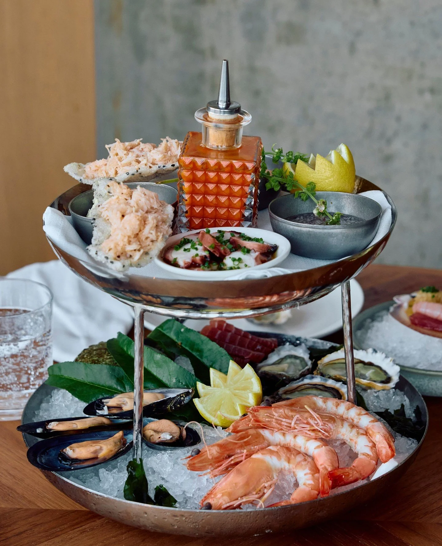 Our Seafood Tower for two &mdash; available on our Seafood Palace menu until 1 March.