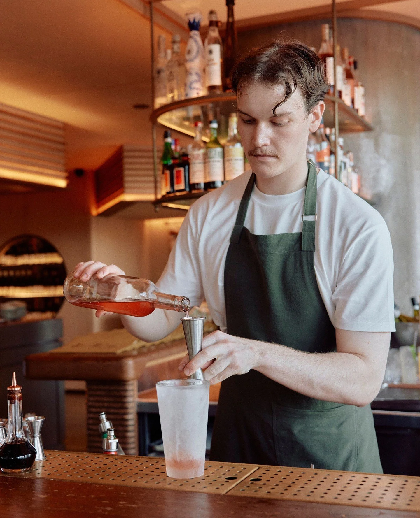 Bright and bittersweet, the Paddington pairs Flor de Cana rum with tangy grapefruit and herbal chinotto. Pastis is added for a subtle lift - fresh and complex, it's an ideal sipper to start your night.