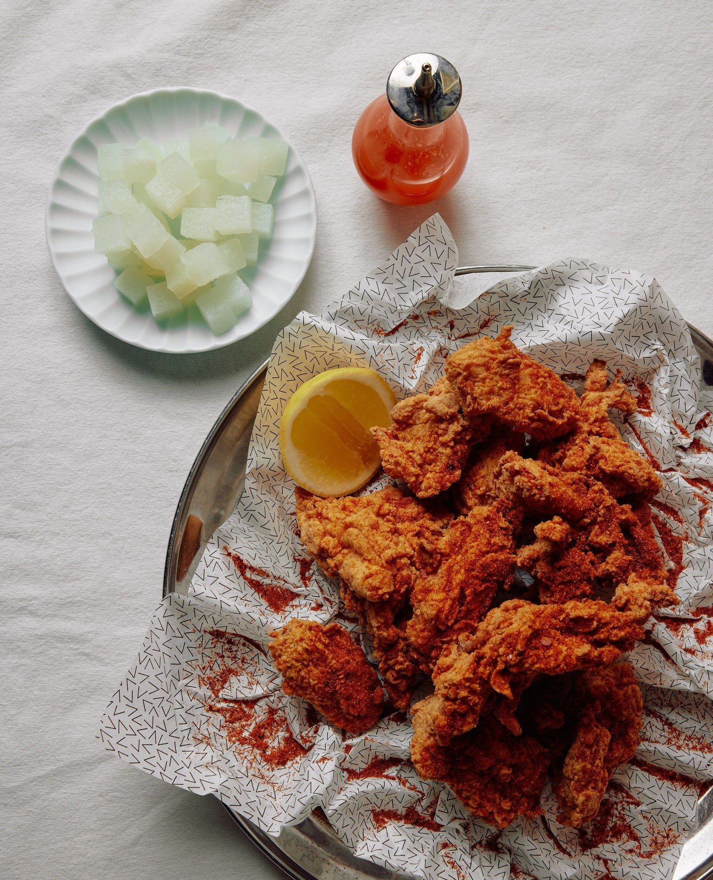 We're well aware that the mid-week can call for something a little extra, so we're starting a new weekly fixture.⁠
⁠
Korean fried chicken &mdash; crisp and golden &mdash; it's served with green chilli ranch, house ferments and kombu hot sauce.⁠
⁠
Ava