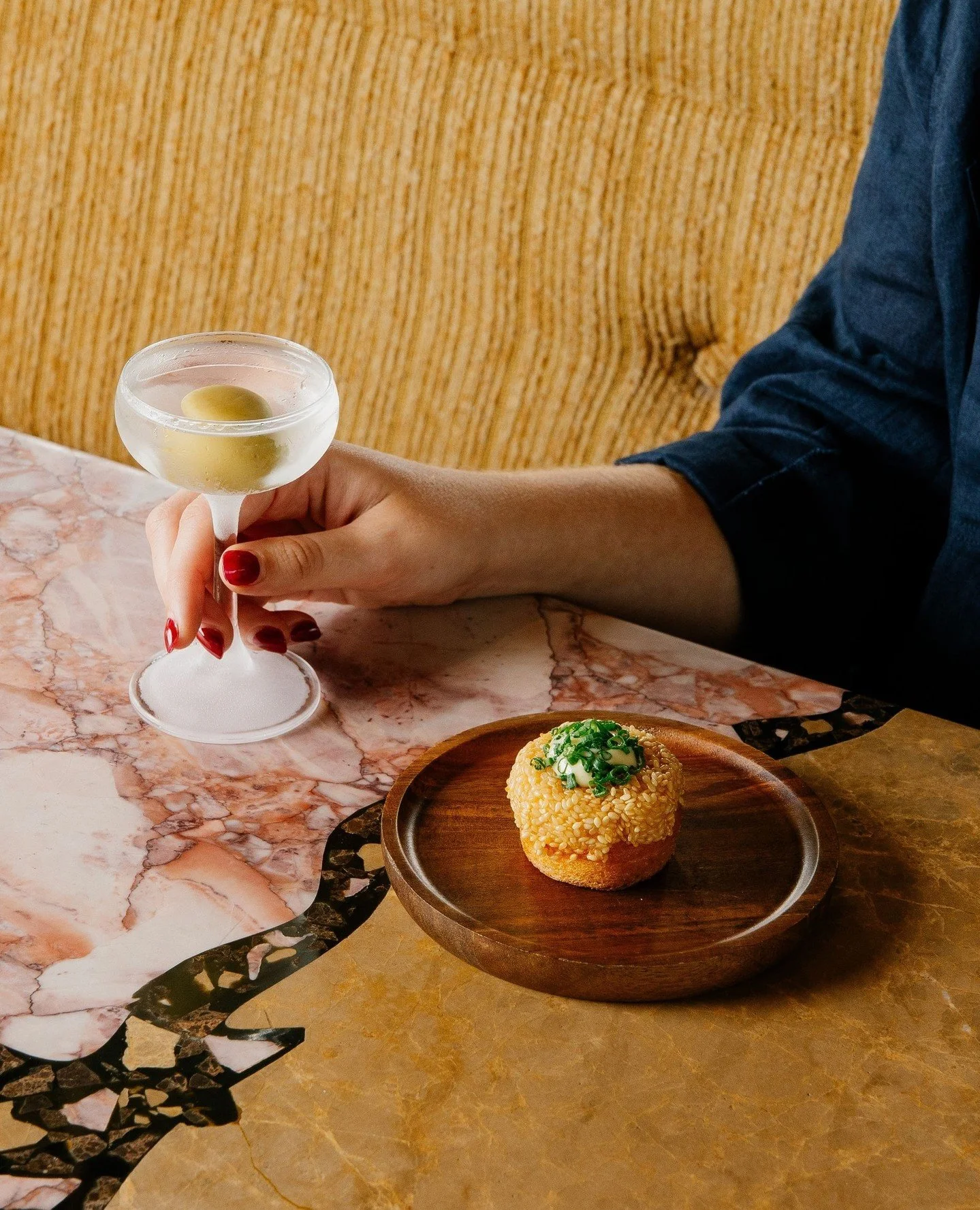 This May, we&rsquo;ve partnered with @fourpillarsgin for their Martini Collective &mdash; an annual celebration of the classic cocktail. ⁠
⁠
 Join us for a Four Pillars Olive Leaf gin mini martini &mdash; designed with our Moreton Bay bug toast in mi