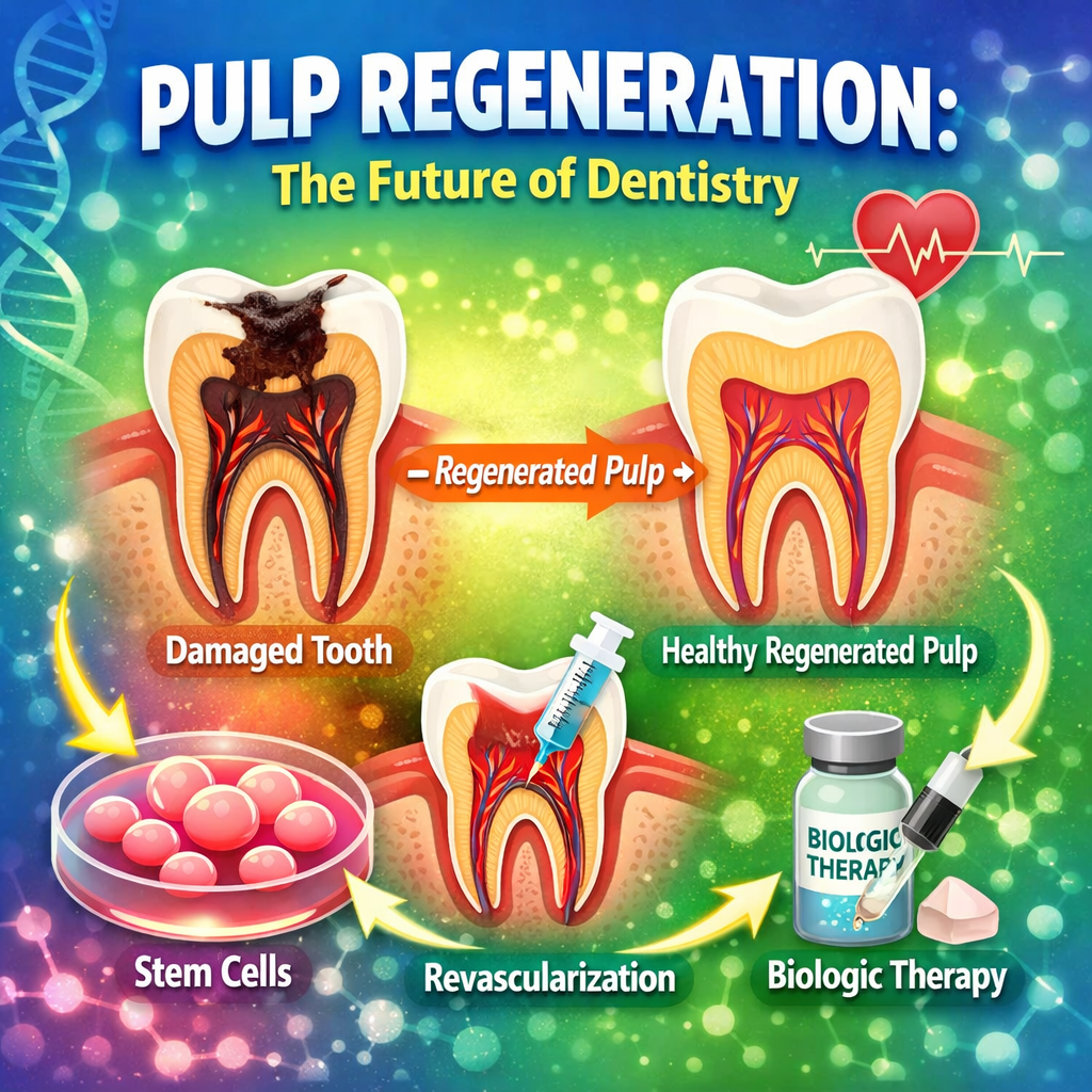 🦷 What if the future of dentistry isn’t about repairing teeth... but regenerating them?