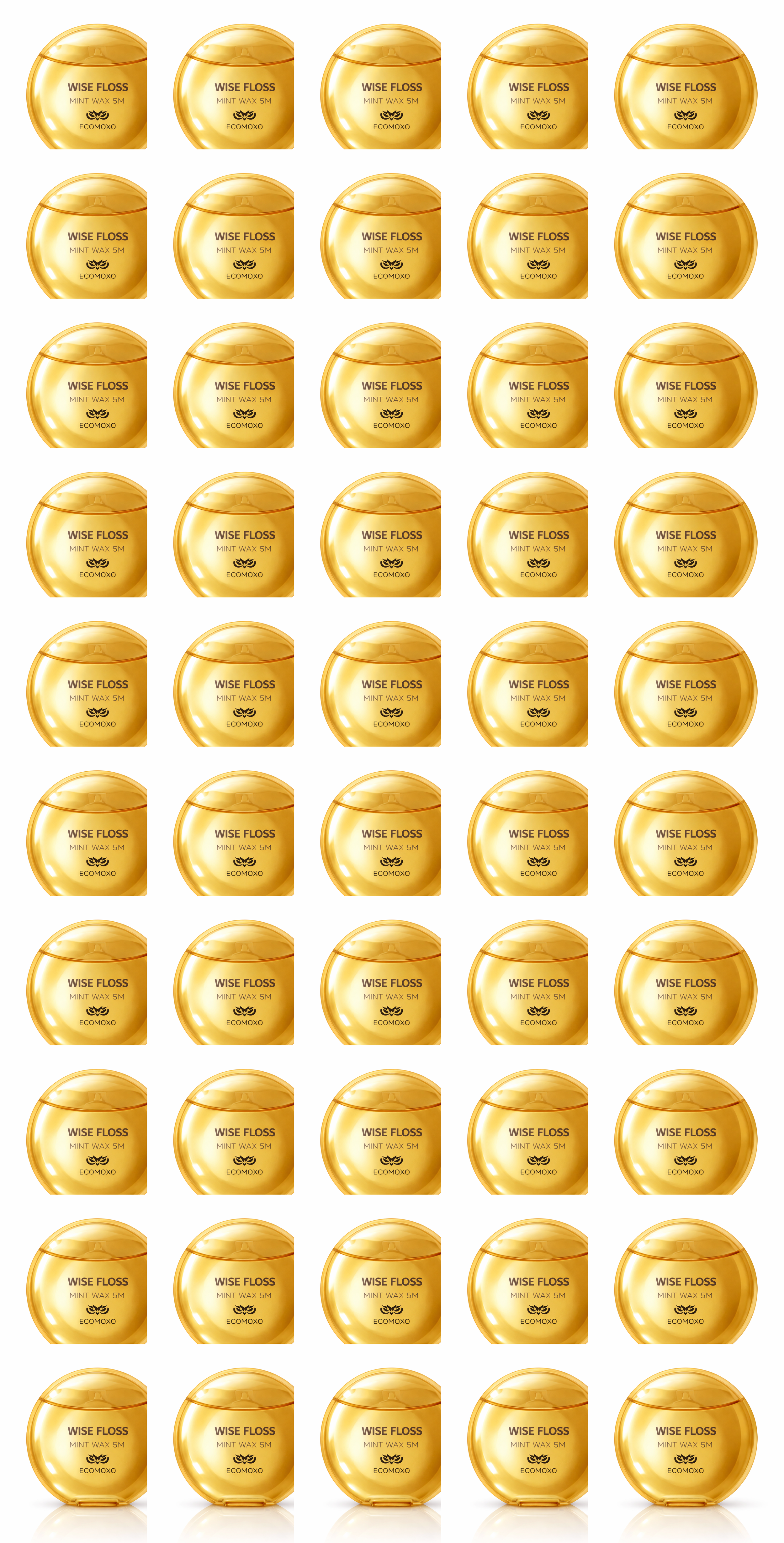 GOLD WISE FLOSS (regular contact)– 50-Pack