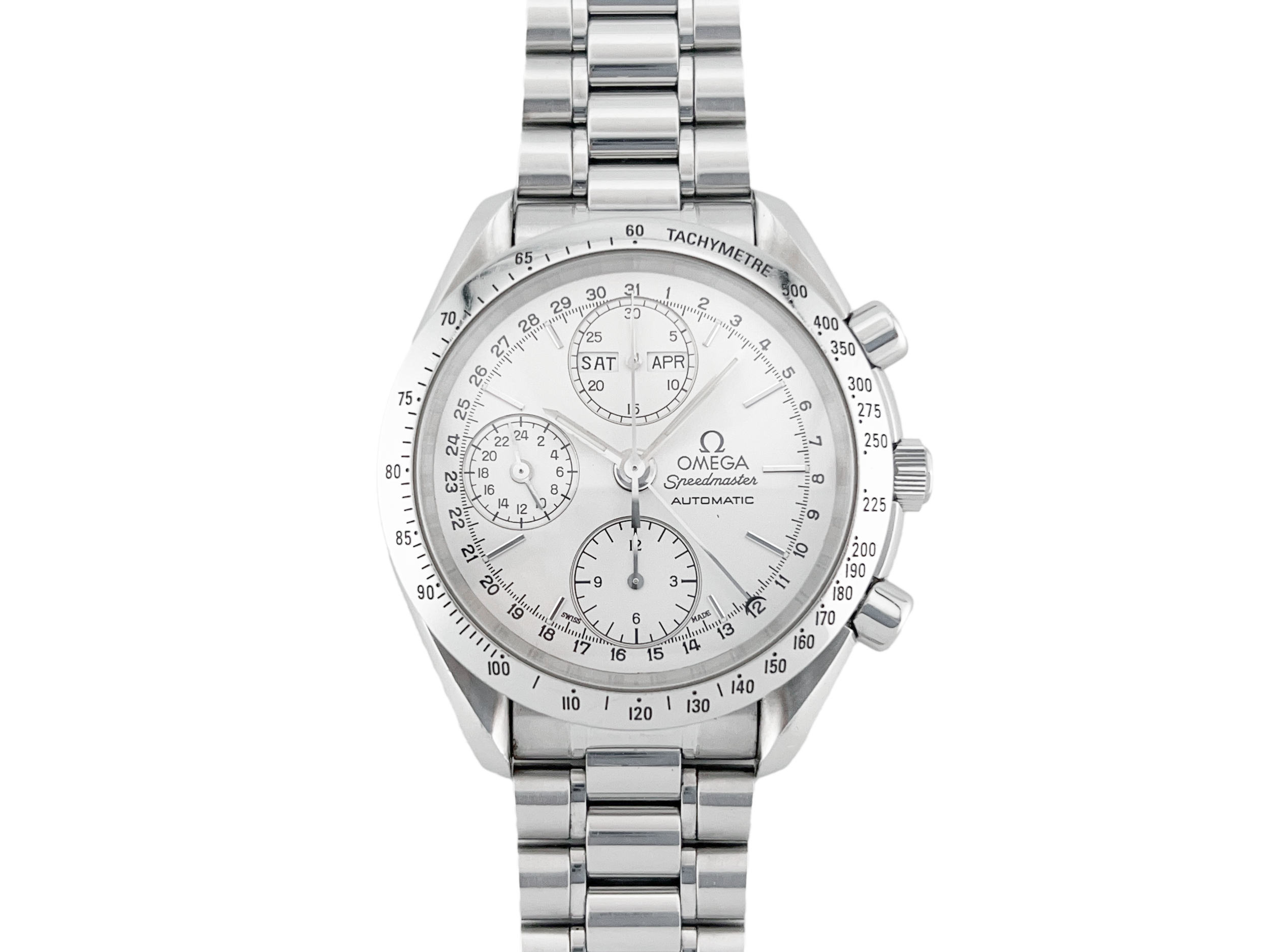 Omega Speedmaster Day-Date ref. 3521.30, original warranty card and books