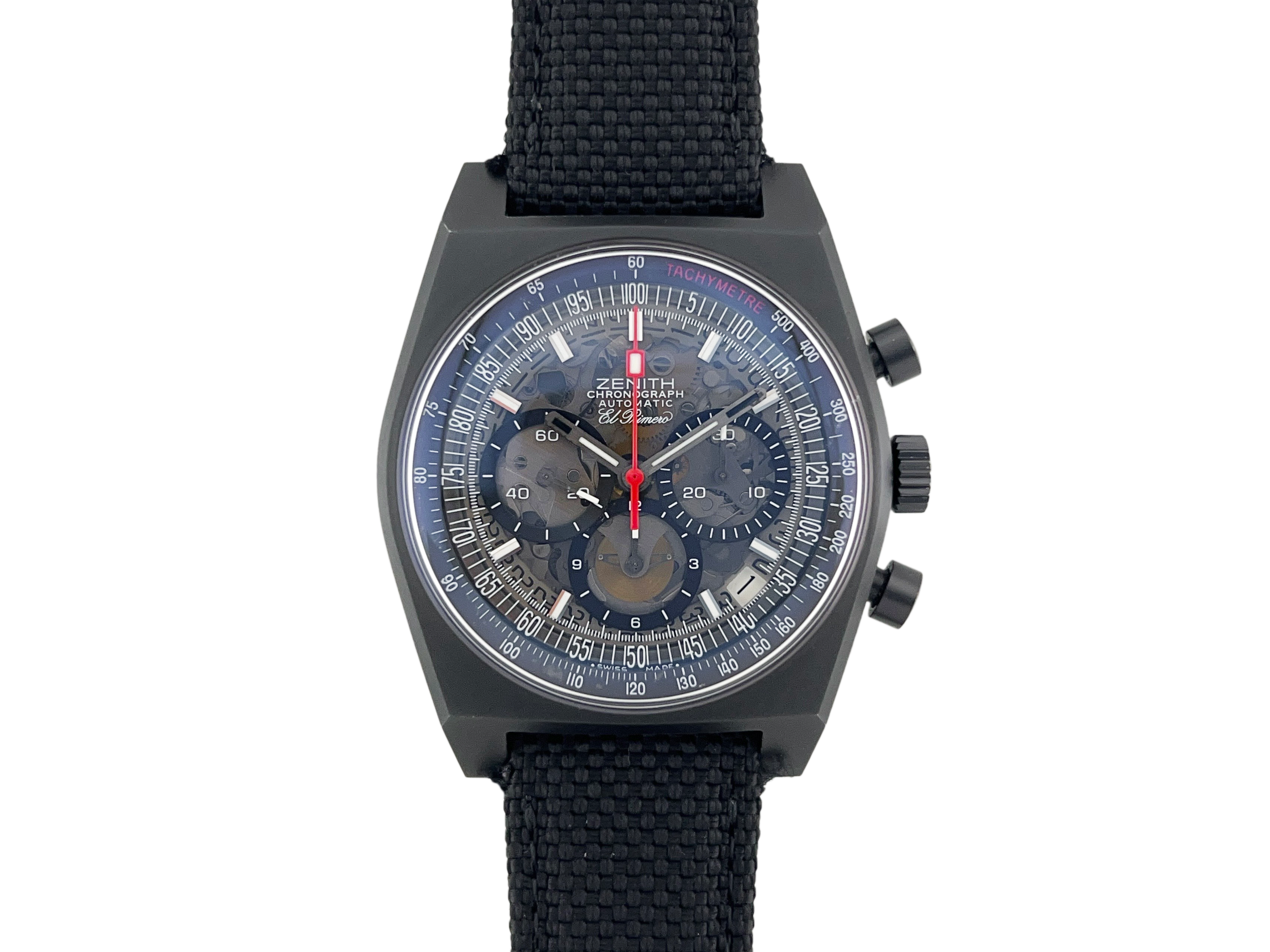 Zenith El Primero New Vintage 1969 40th Anniversary LE ref. 96.1969.469/77.C683, service papers