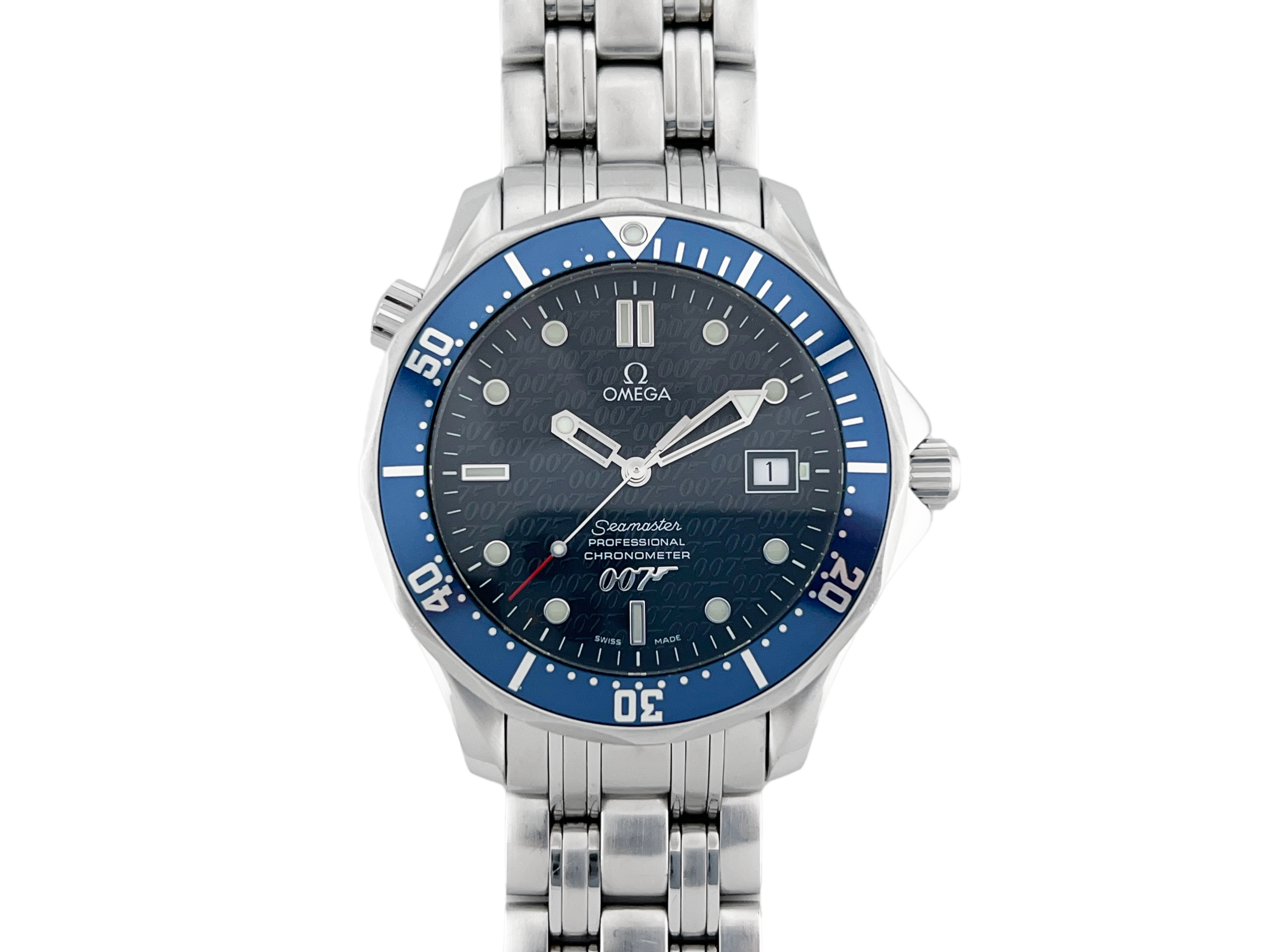 Omega Seamaster Diver 300M James Bond 40th Anniversary ref. 2537.80, complete set