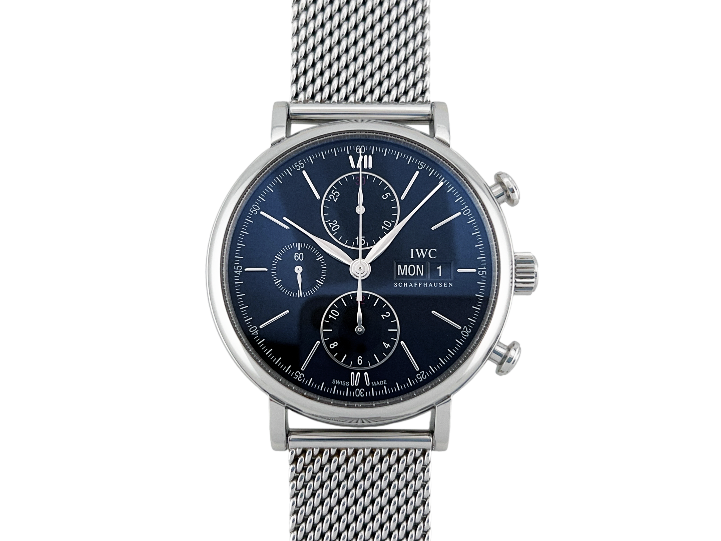 IWC Portofino Chronograph ref. IW391010, original box and books