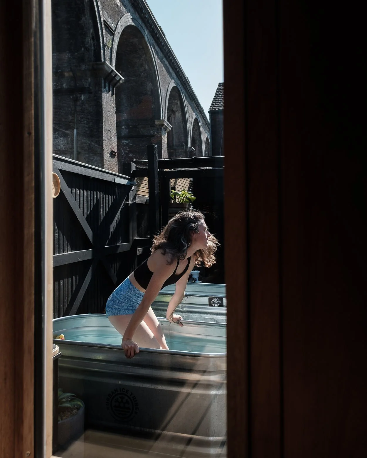 Two ice cold plunge pools
