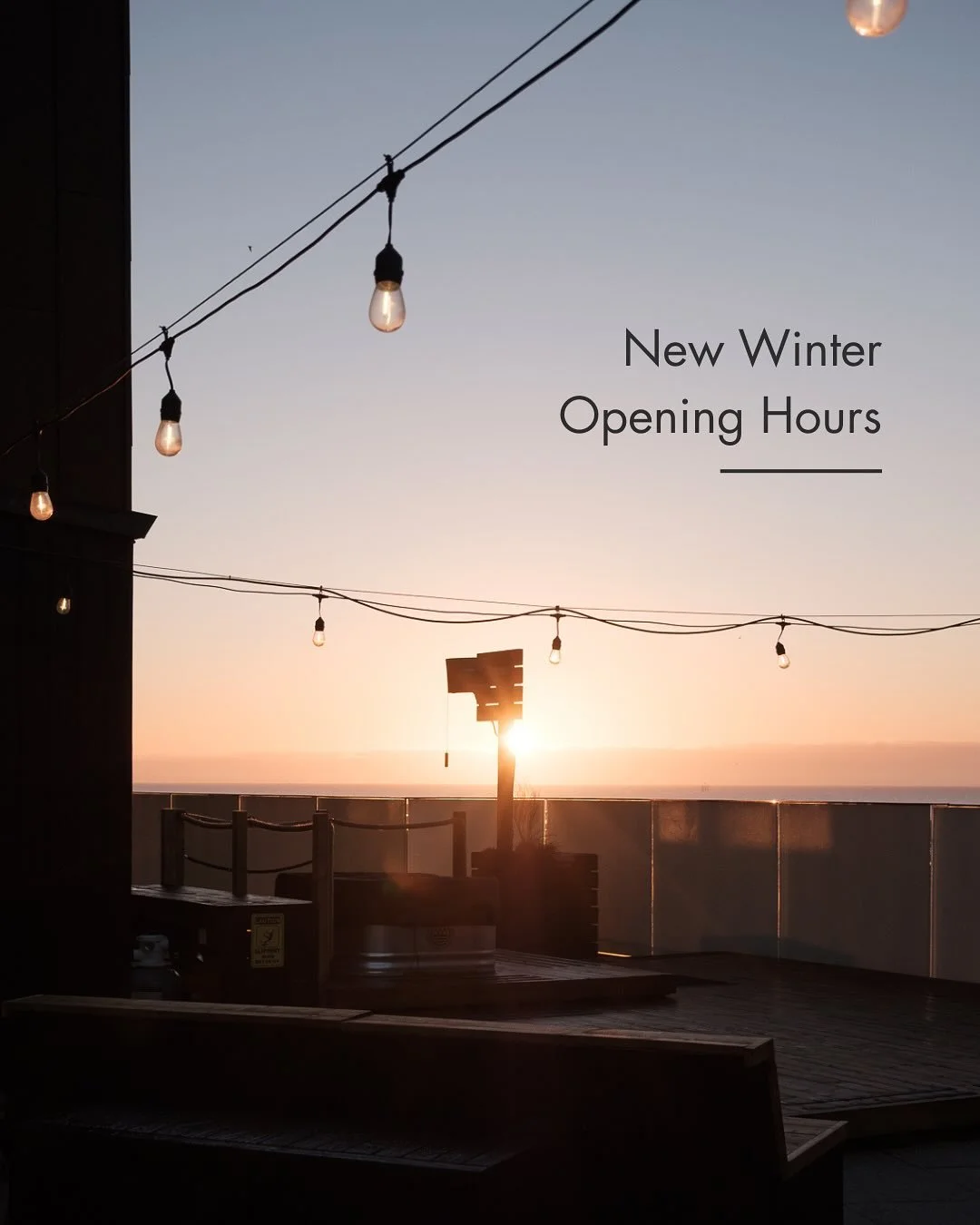New Winter Opening Hours 🌅
In case you missed it in the news letter - we’ve added extra sessions to each of our beach huts so you can enjoy the warmth more often. 
Here’s whats new:
Worthing | Mon 8am – 12pm
Eastb
