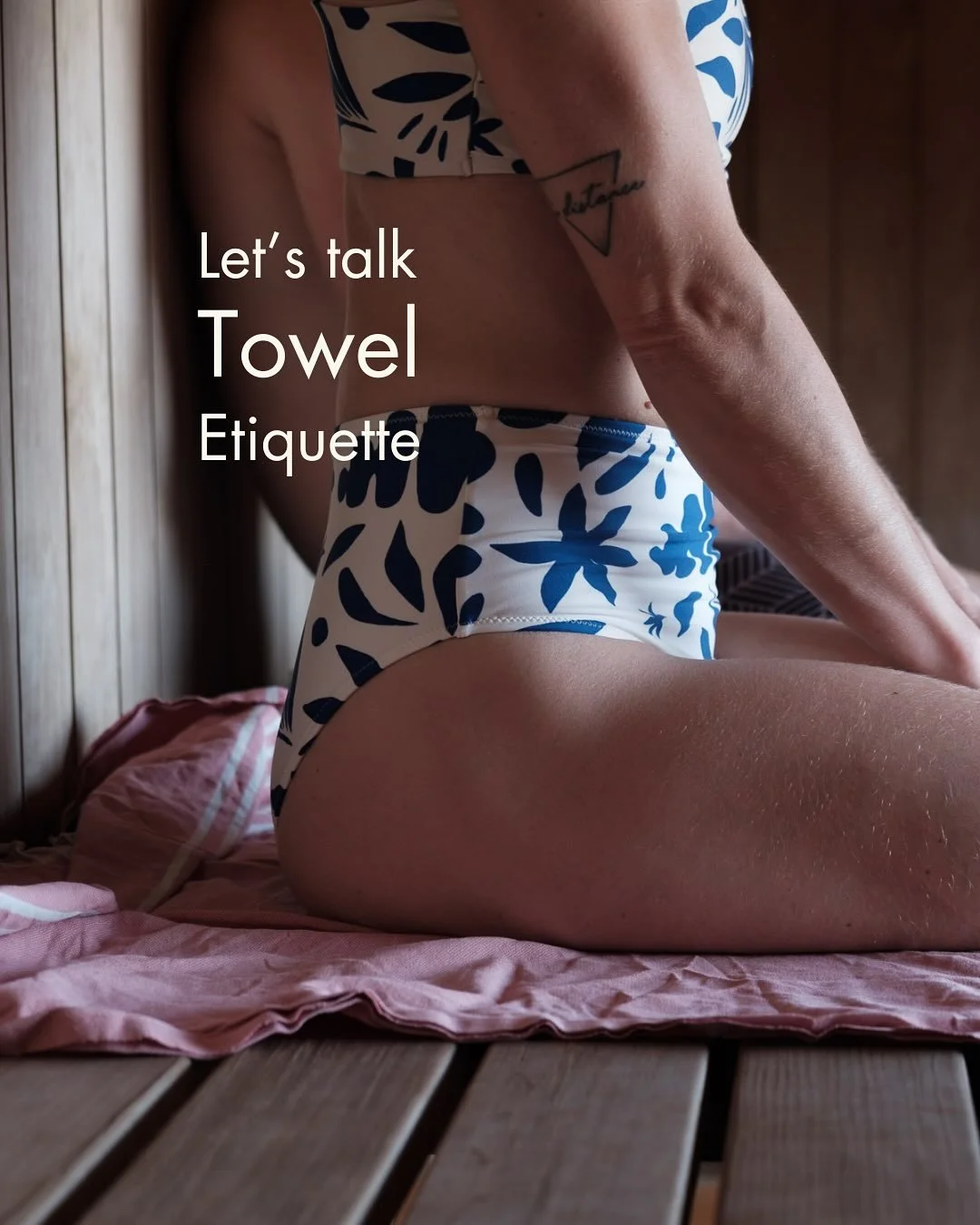 3 quick towel etiquette tips&nbsp;🧖🏻✨

▫️Always sit on a towel&nbsp;&ndash; a simple hygiene move that everyone will thank you for.

▫️Take it up a notch: The Finnish Fold&nbsp;&ndash; a small trick for keeping your feet clean.

▫️Take it with you&