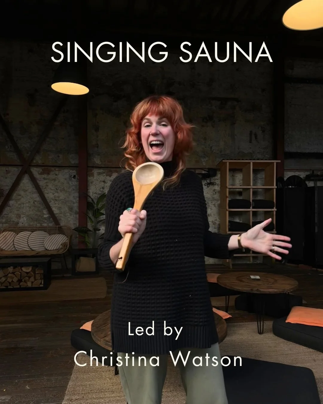 Try our new Singing Sauna event led by @teeniewatson ✨

Love singing? Love sauna? Then take to different kind of stage in the warmth of our wood-fired sauna. An hour of folky rounds, harmonies and feel-good songs, with steam-softened vocals and the j