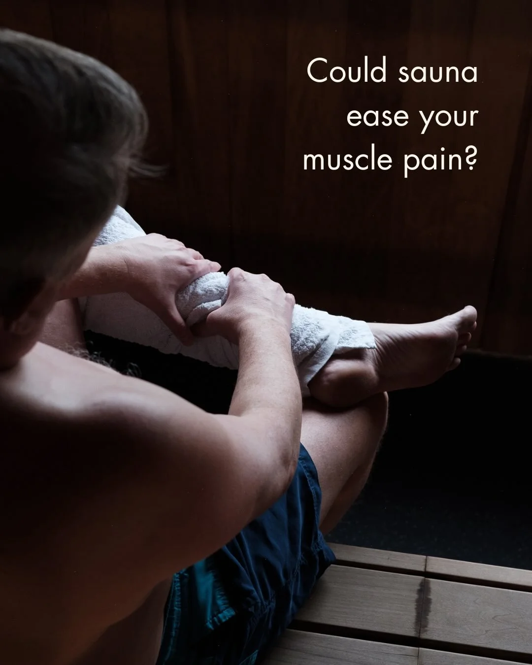 Cold weather can leave the body feeling tighter and less flexible.&nbsp;❄️

As the temperature drops, muscle naturally tighten and contract making painful cramps, pulls, knots more common.&nbsp;

But fear not! A hot sauna can really help.&nbsp;🔥

Re