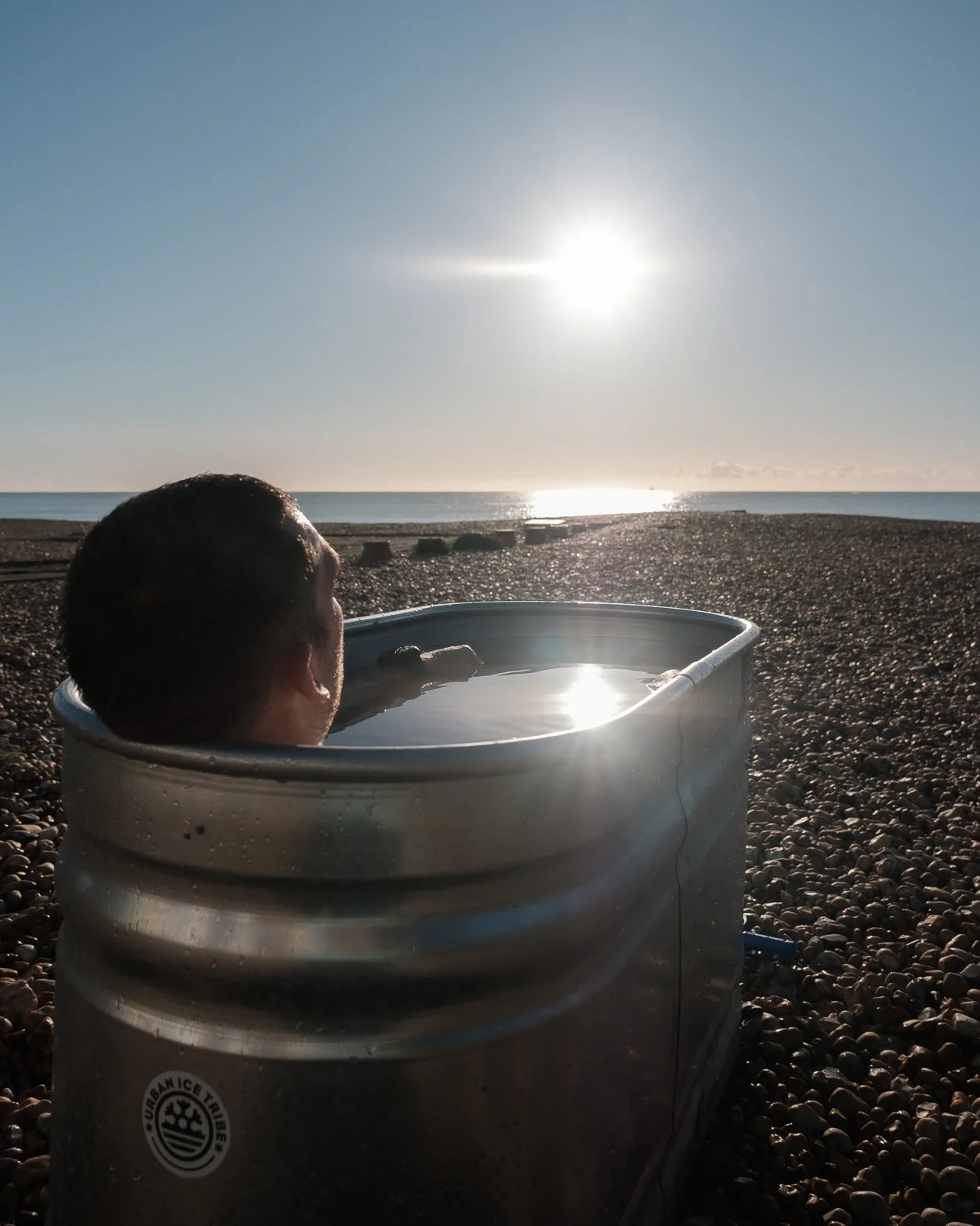 Cold plunge or sea dip