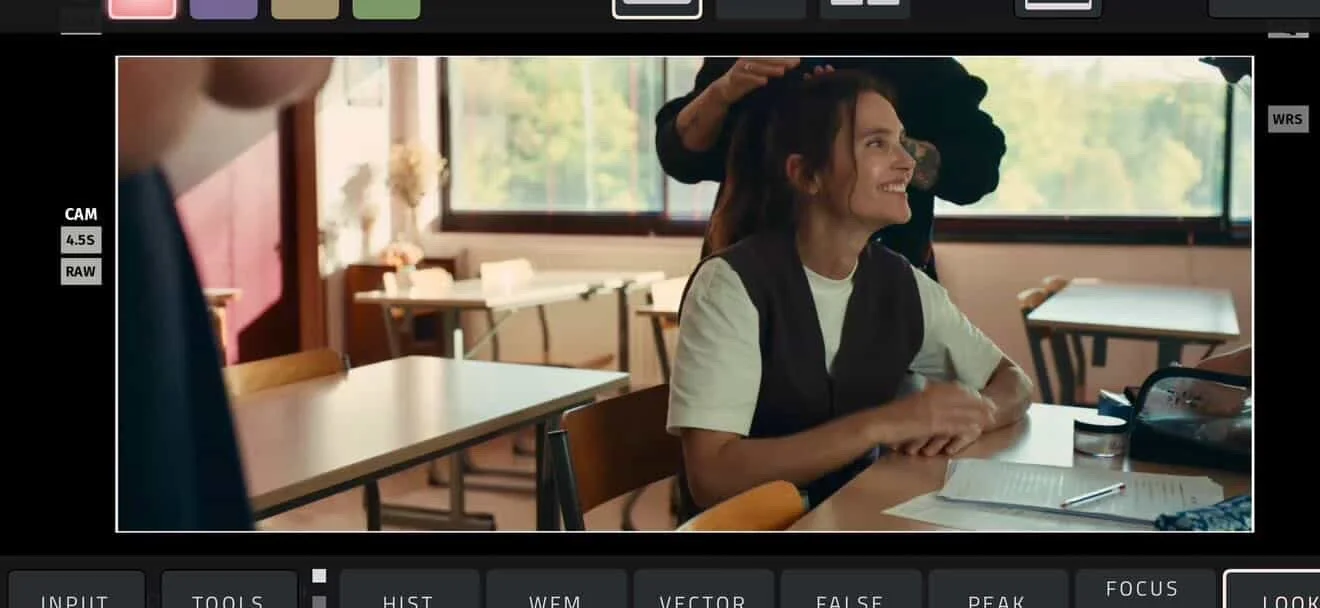 film "Harceleurs" avec Virginie Ledoyen, en tournage - France Télévisions / 3ème Oeil Story / Imagissime