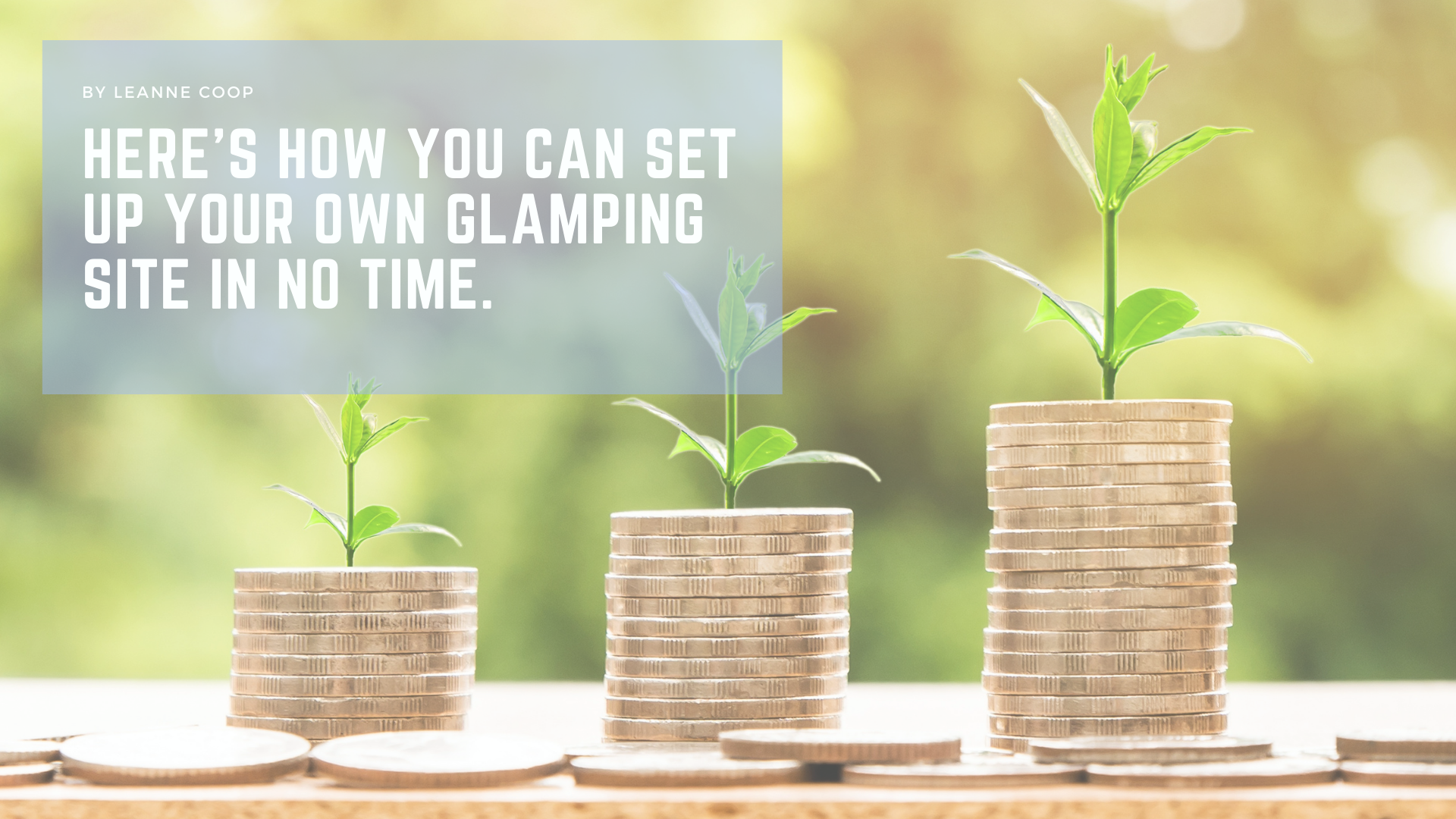 How to set up a glamping site in 2023?