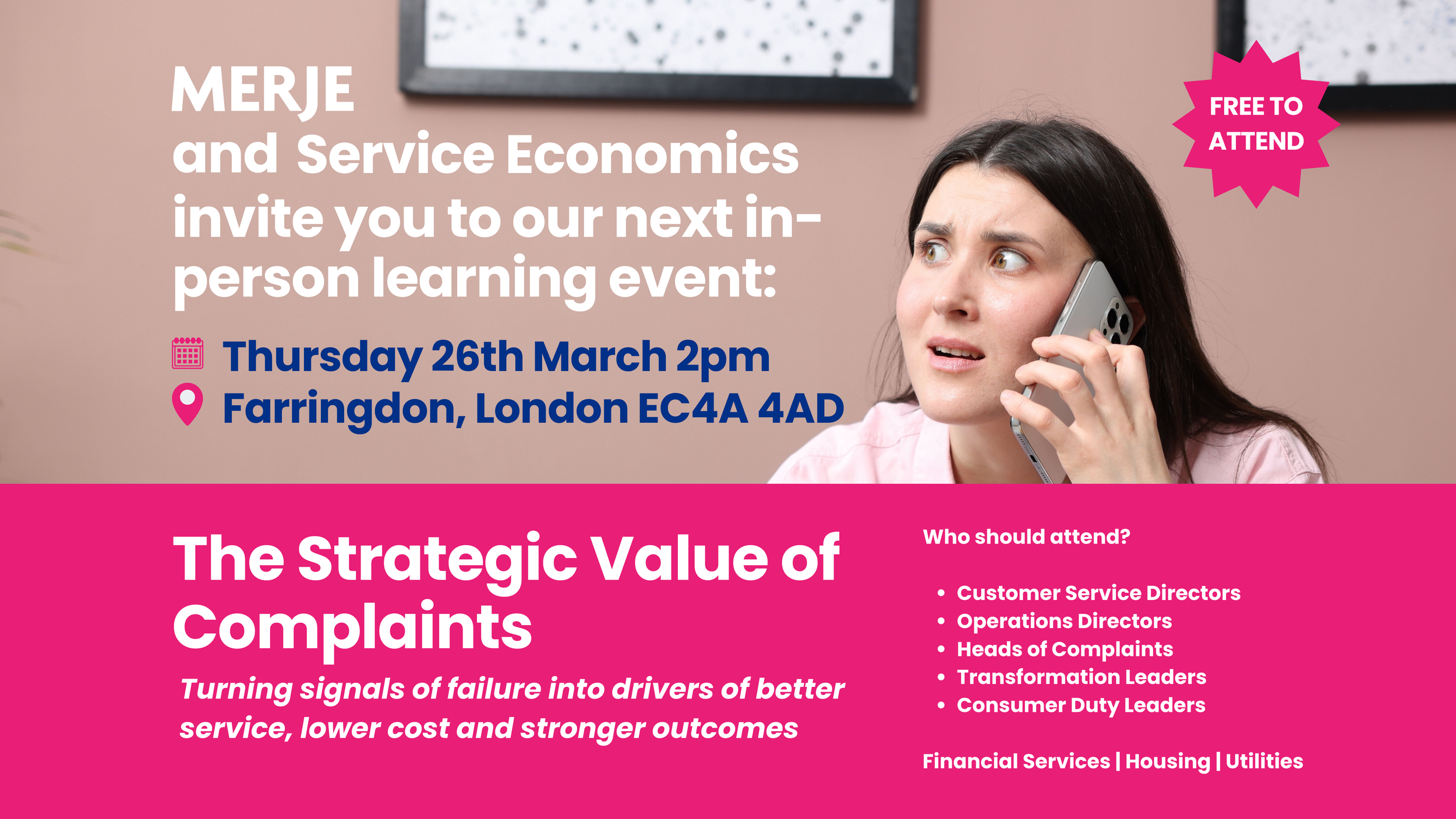 Next Event: The Strategic Value of Complaints
