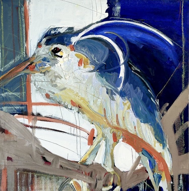 The Night She Flew Away:Oil:20x20:2023.jpg