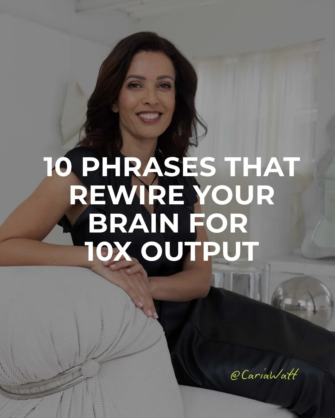 Stop &lsquo;trying&rsquo; and start &lsquo;doing&rsquo;. Your language is what&rsquo;s running your neural pathways.

DM &ldquo;start&rdquo; and let&rsquo;s begin your transformation. 

#caria #executivecoaching #start